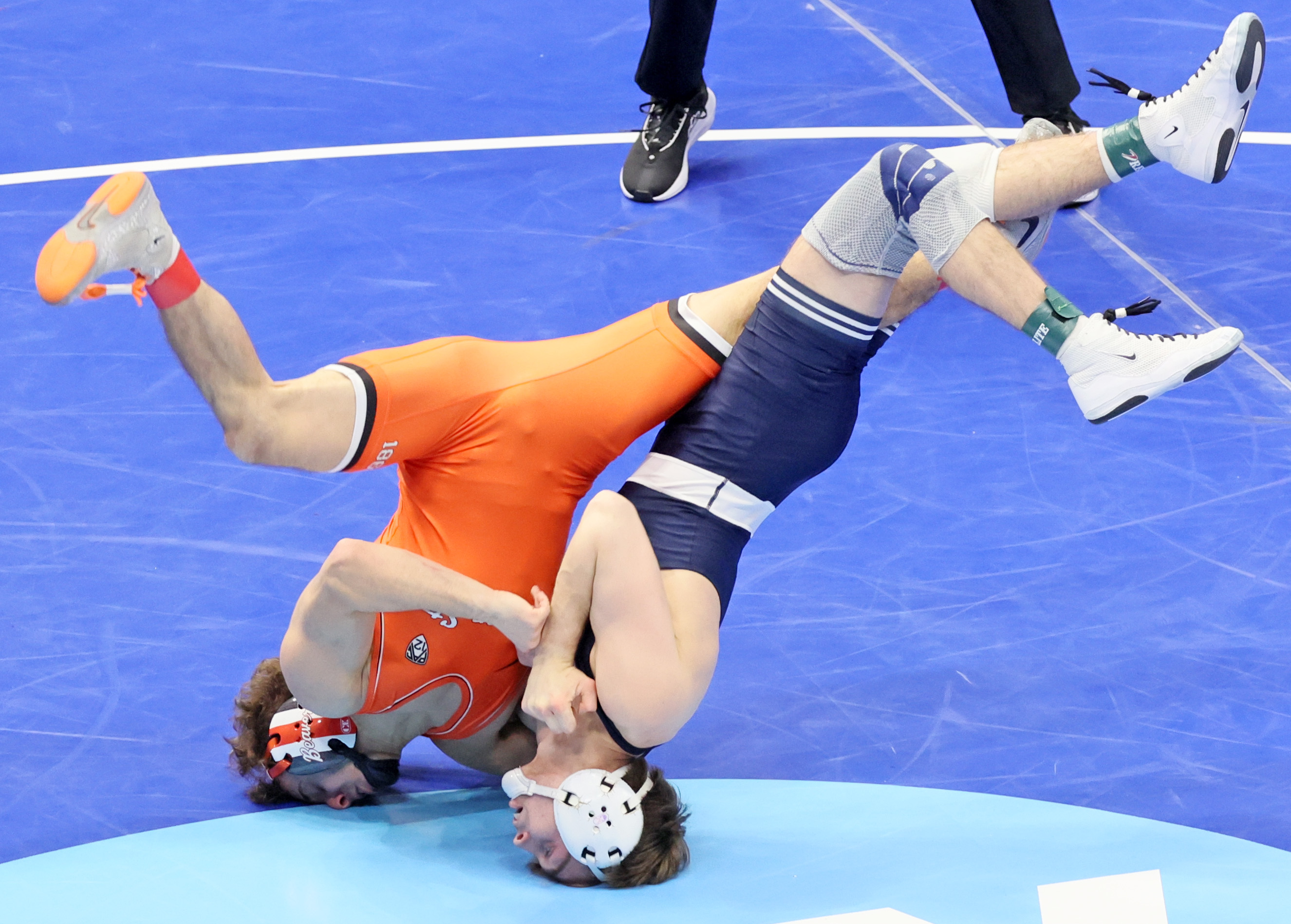 First round of the 2026 NCAA Wrestling Championships, March 19, 2026 ...