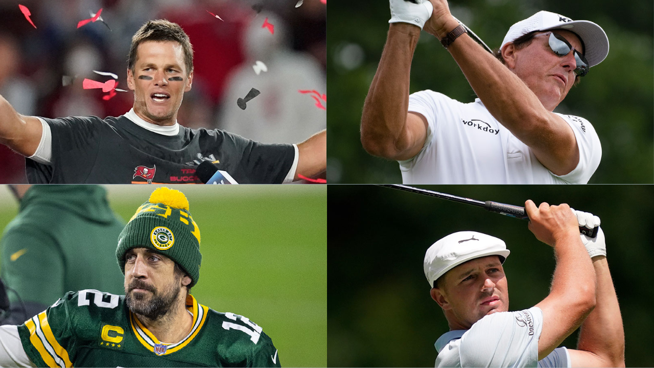 Tuesday, July 6: Phil Mickelson and Tom Brady vs. Bryson