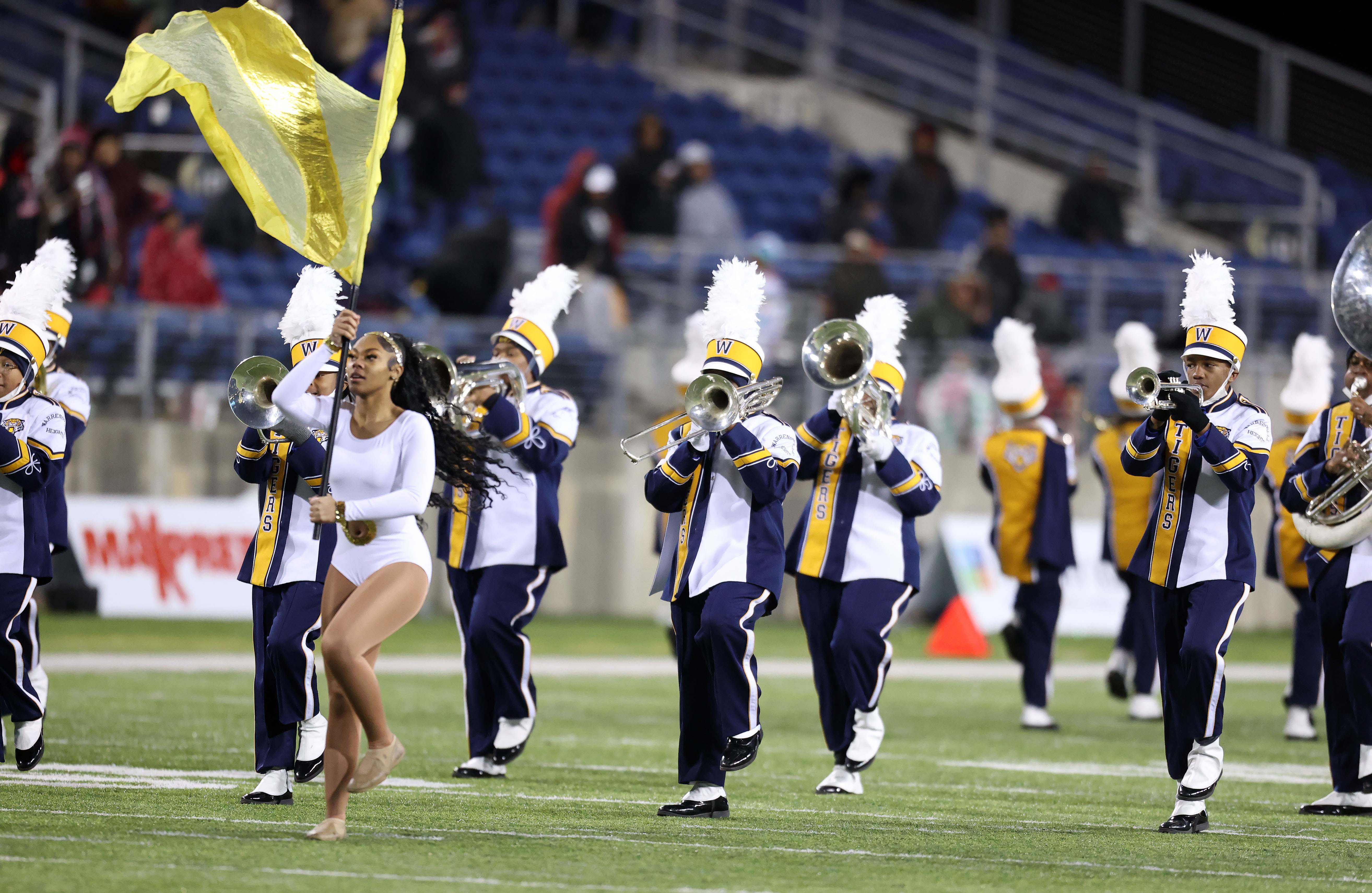 Warrensville Heights marching band at the OHSAA division IV state