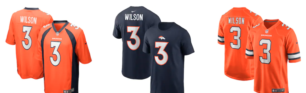 Where to buy Russell Wilson Denver Broncos jerseys online 