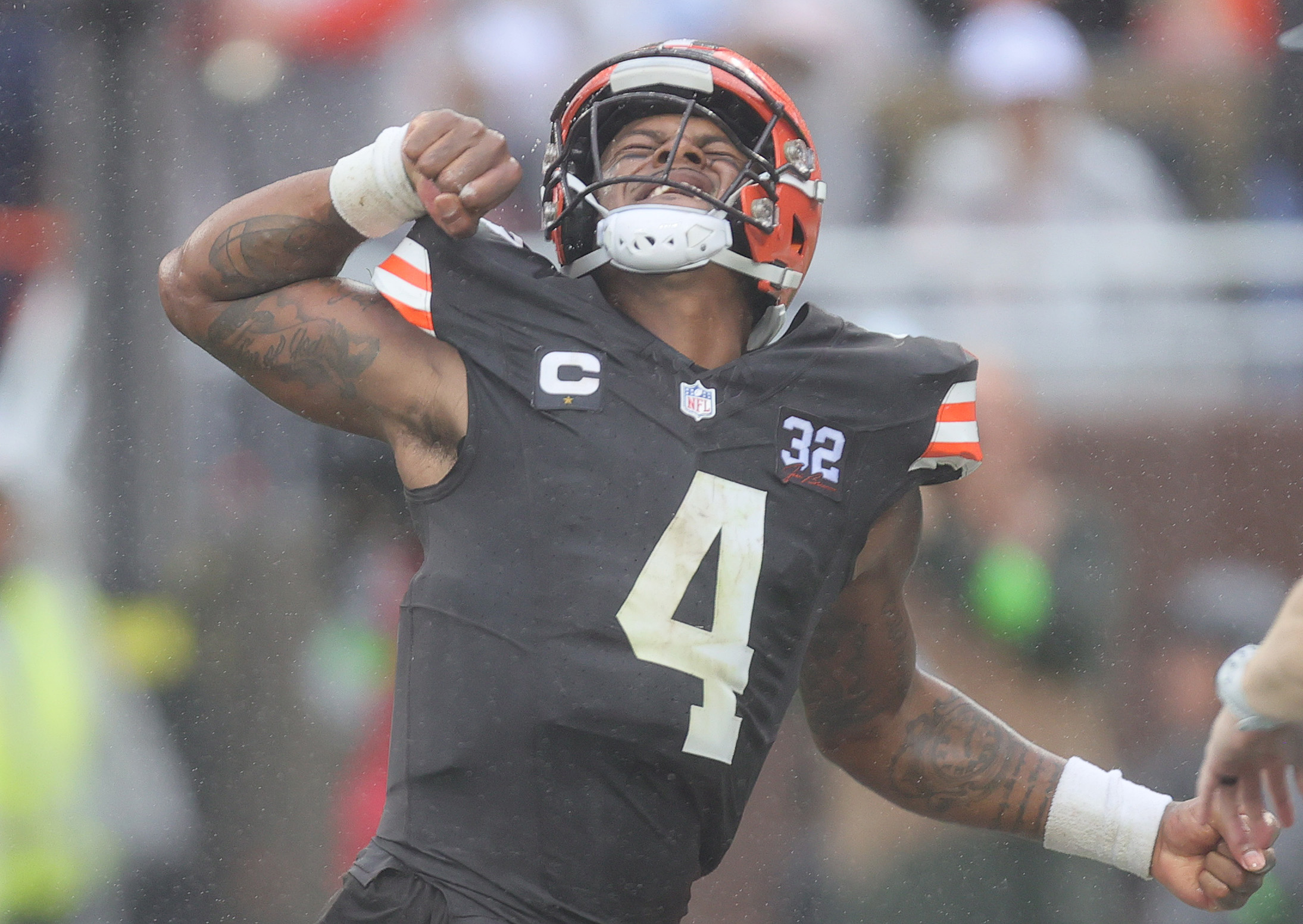 Cleveland Browns Deshaun Watson vs. Cincinnati Bengals, September 10, 2023  