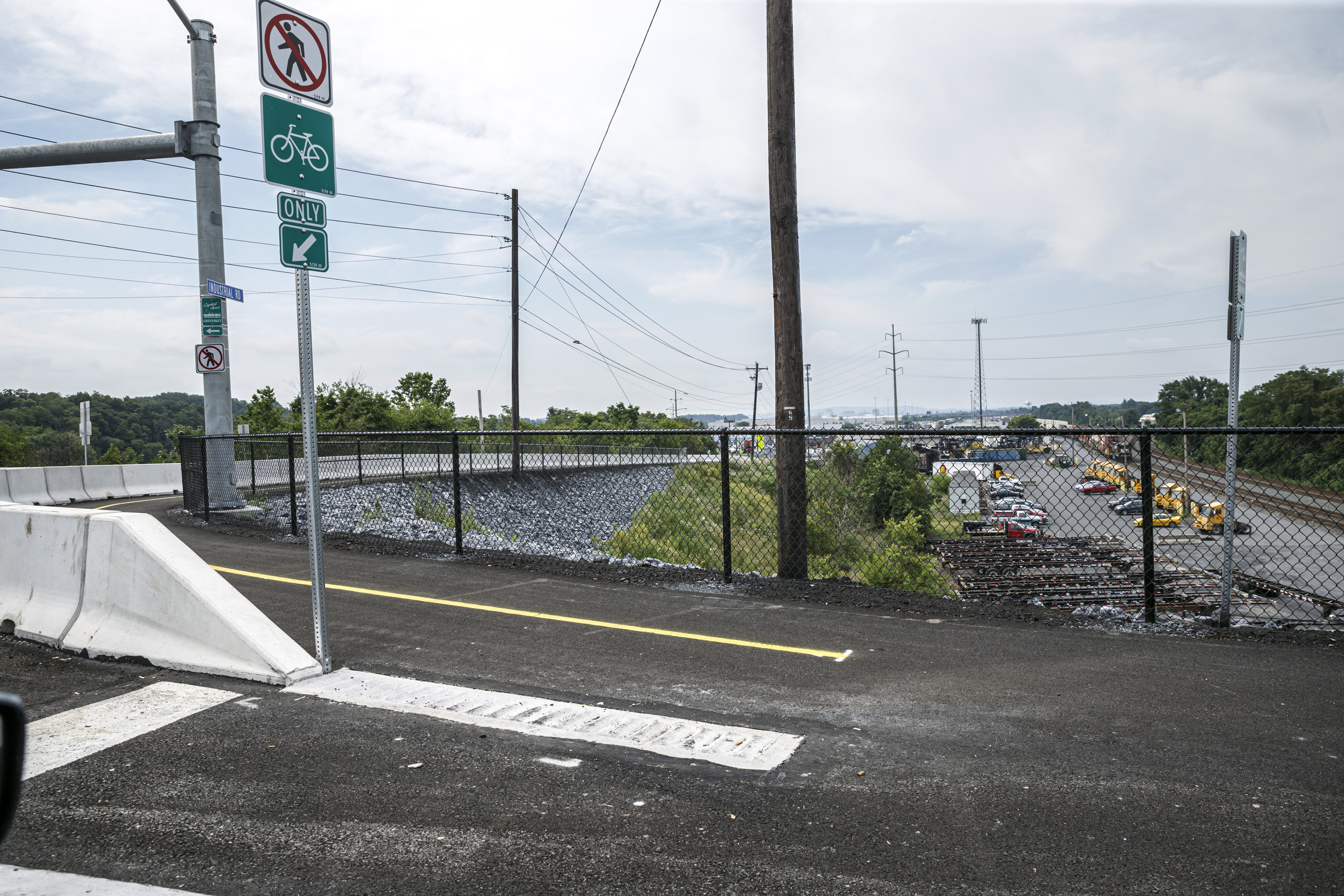 This is the Greenbelt trail extension at the intersection of Industrial Road and Linglestown Road, near Wildwood Park. The Capital Area Greenbelt Fort Hunter 2-mile connector has been finished. The extension connects the 20-mile Greenbelt between Fort Hunter Park and the northernmost part of the Greenbelt at Lingletstown Road at Wildwood Park.July 17, 2020. Dan Gleiter | dgleiter@pennlive.com