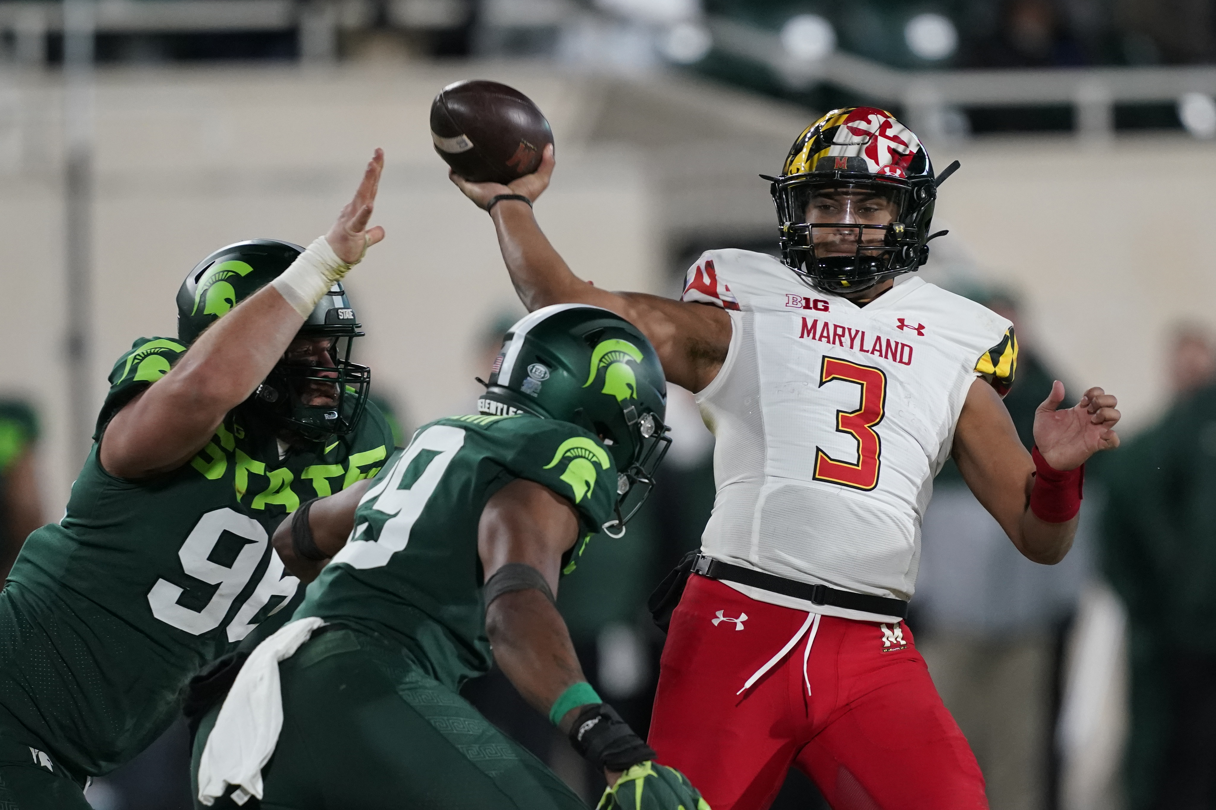 Maryland QB Taulia Tagovailoa says he visited his brother, Tua, in Miami