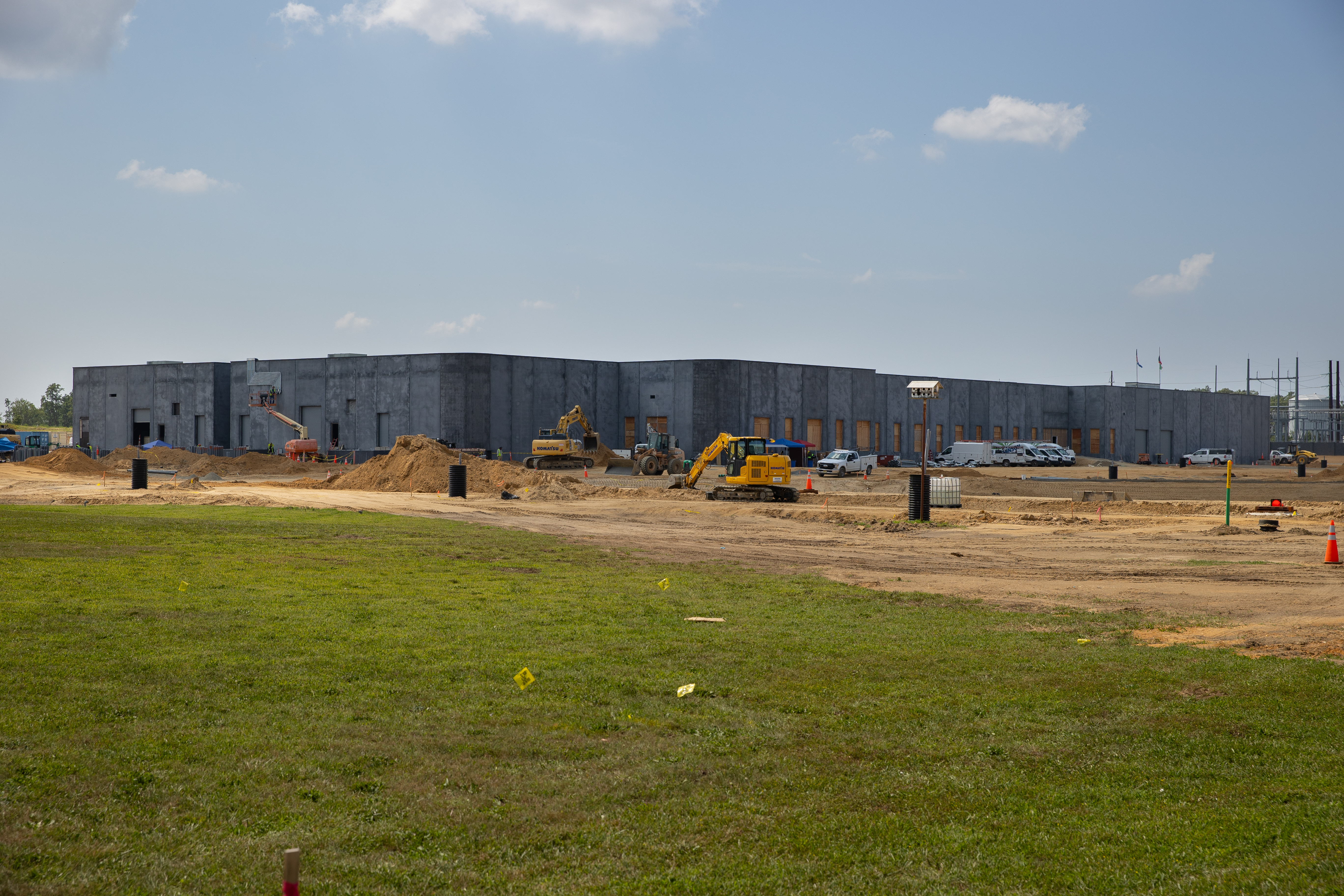 Massive AI data center with major energy needs under construction