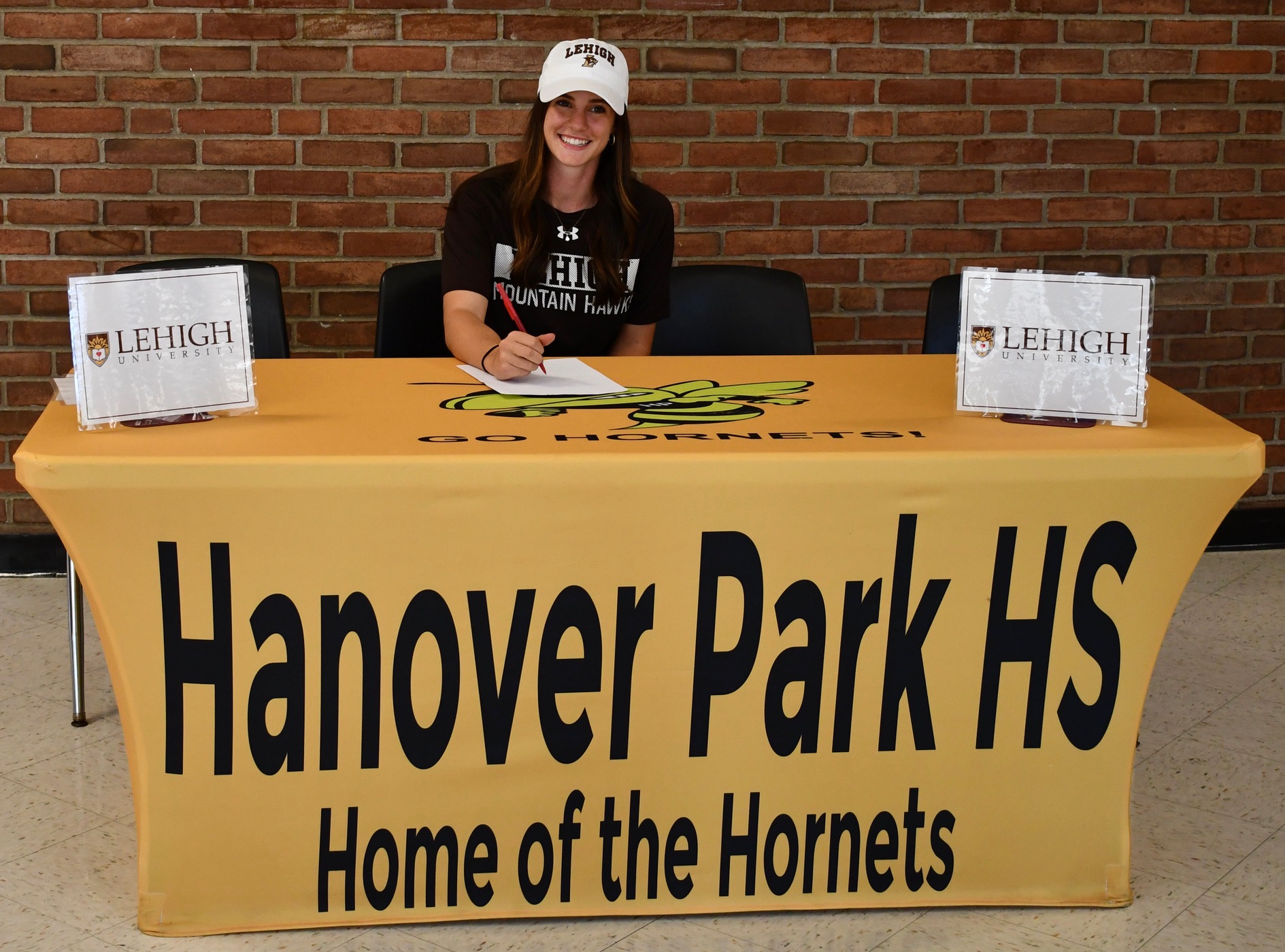 Peyton Sward of Hanover Park signs her NLI for Lehigh softball