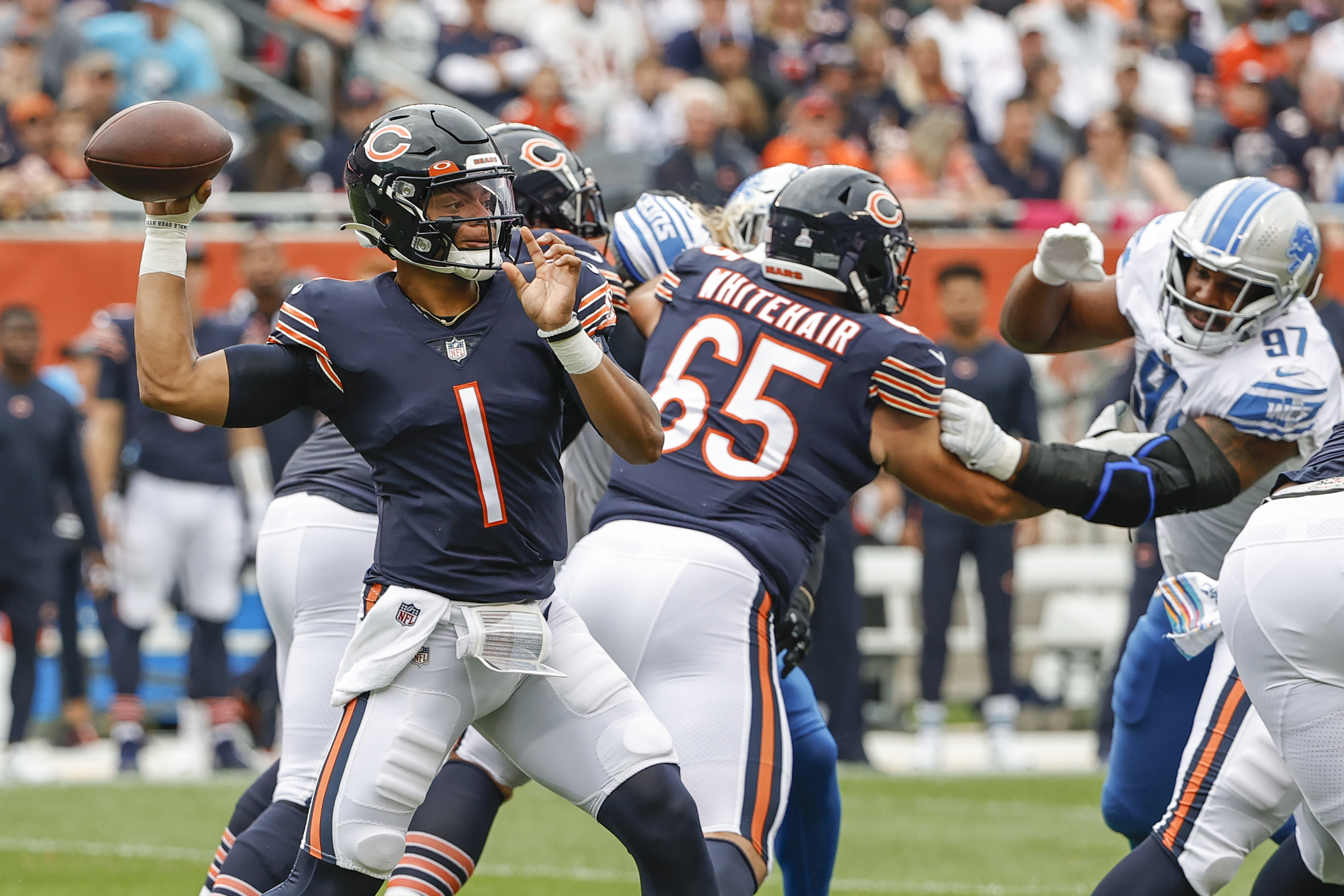 Matt Nagy Makes Justin Fields No. 1 Bears Quarterback