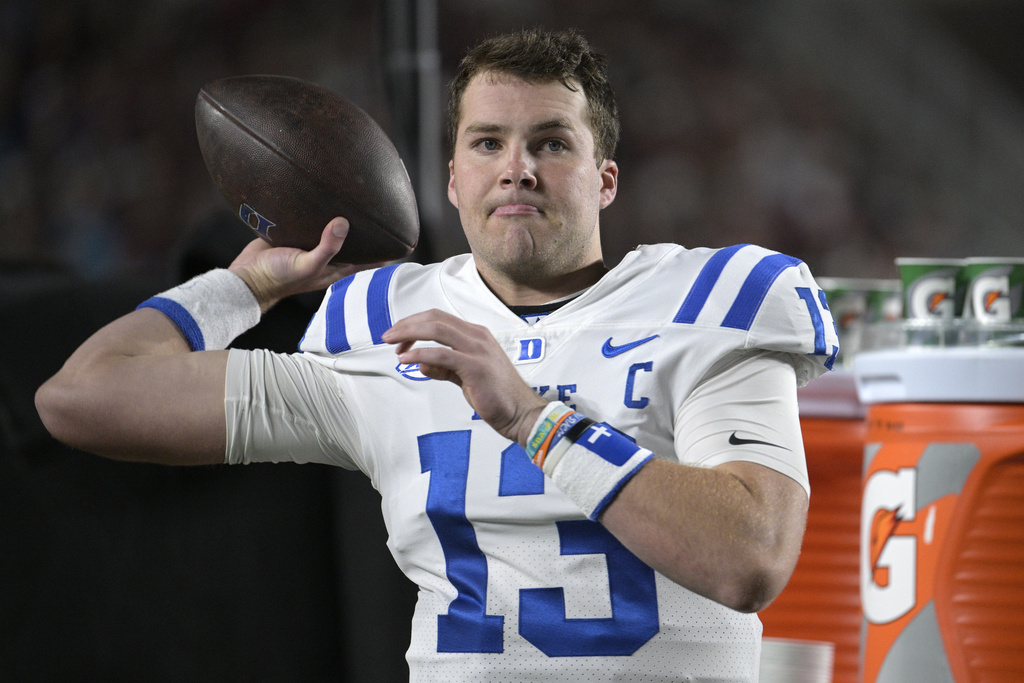 Riley Leonard, former Duke quarterback from Fairhope, headed