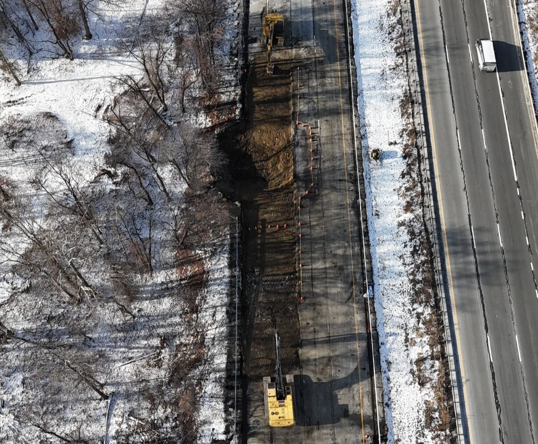 Sinkhole closes I-80 east near where collapse of an