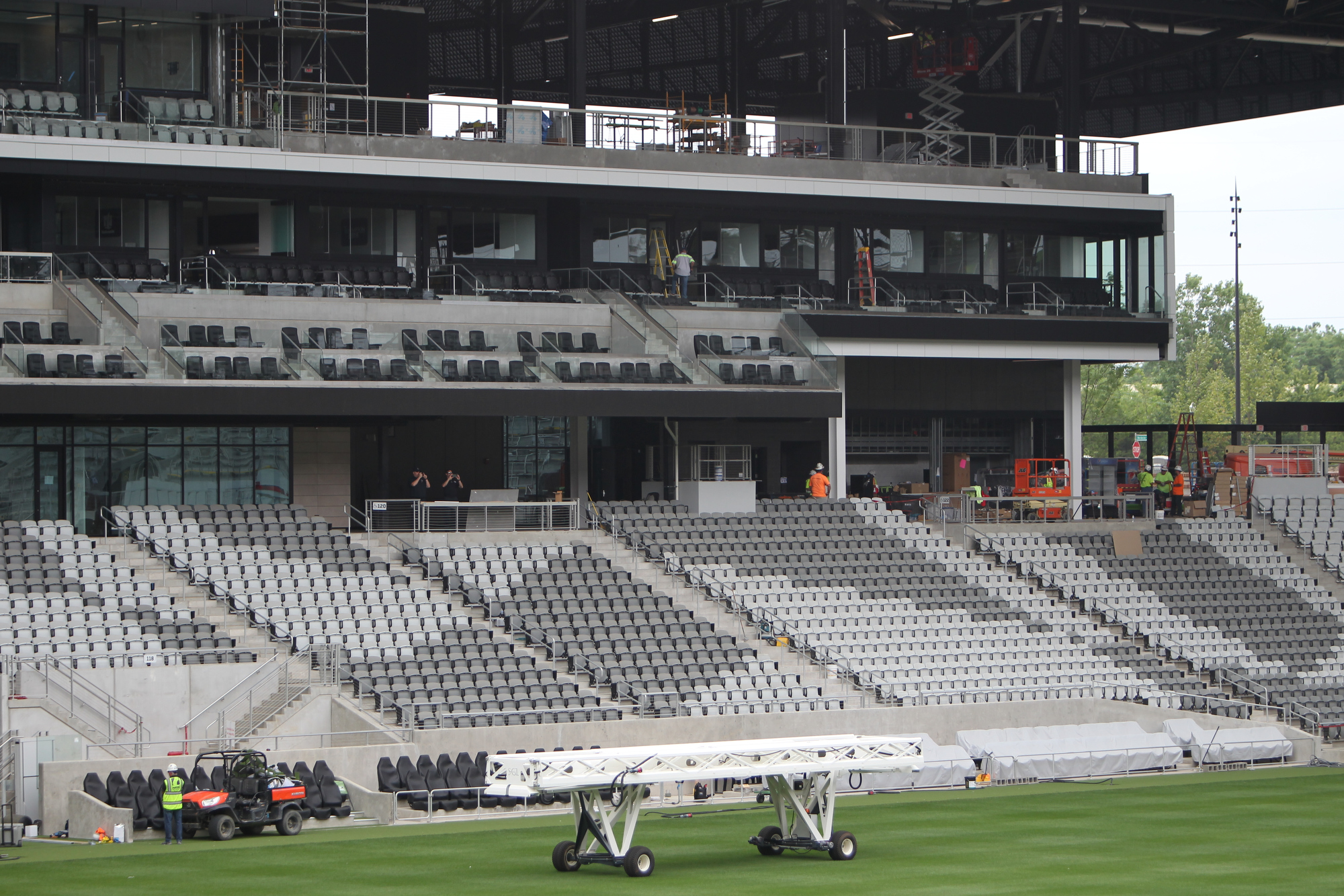 Unusual inflatable dome goes up at old Crew Stadium field in Columbus