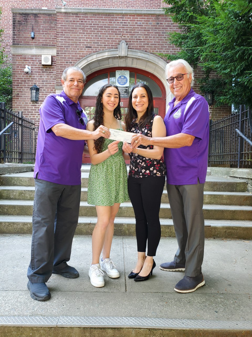 Weehawken graduate receives scholarship Hoboken intersection to