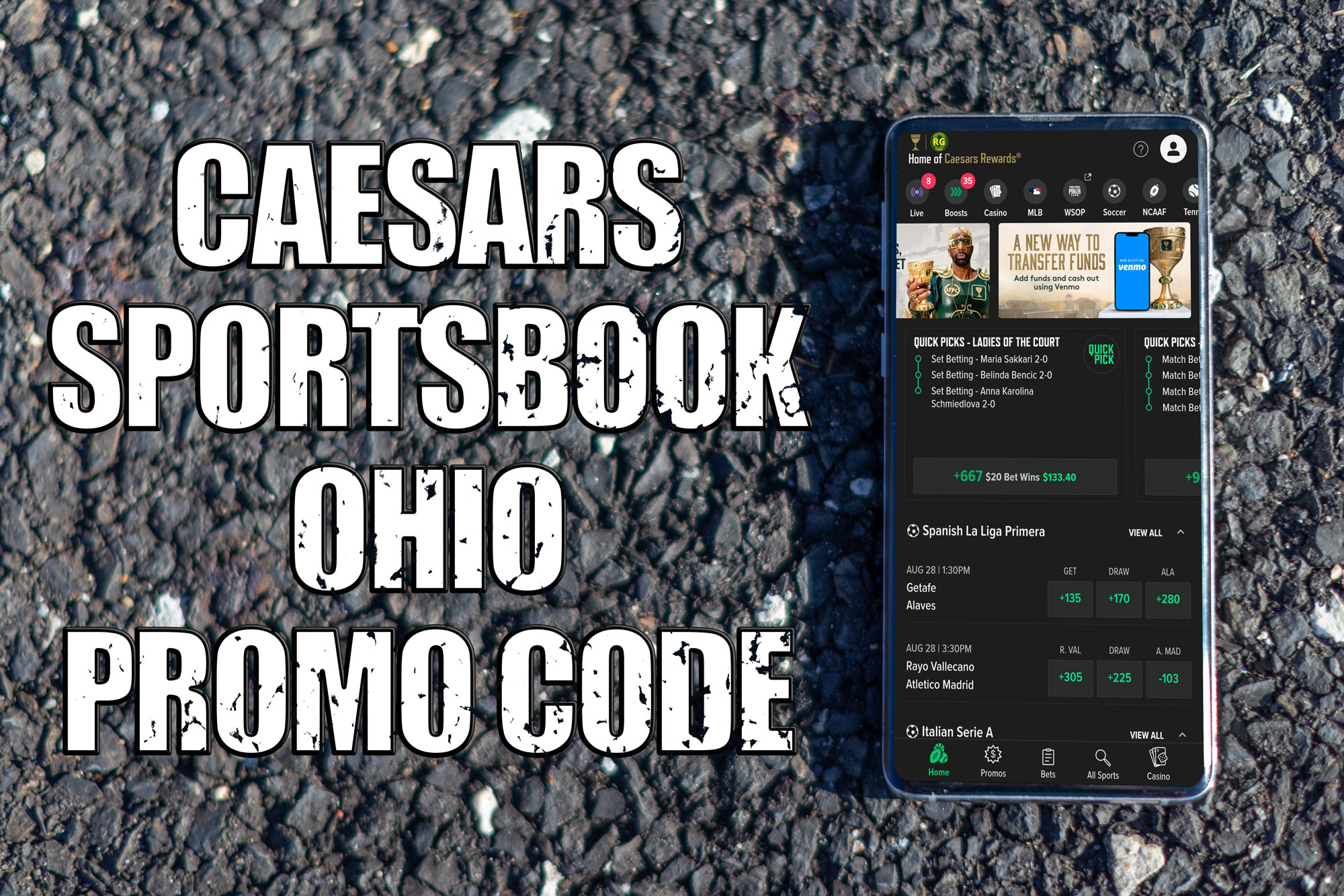 Caesars promo code gets you $250 bonus for MNF Week 2 odds