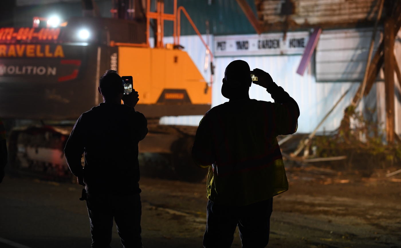 Old Agway building in Phillipsburg is torn down