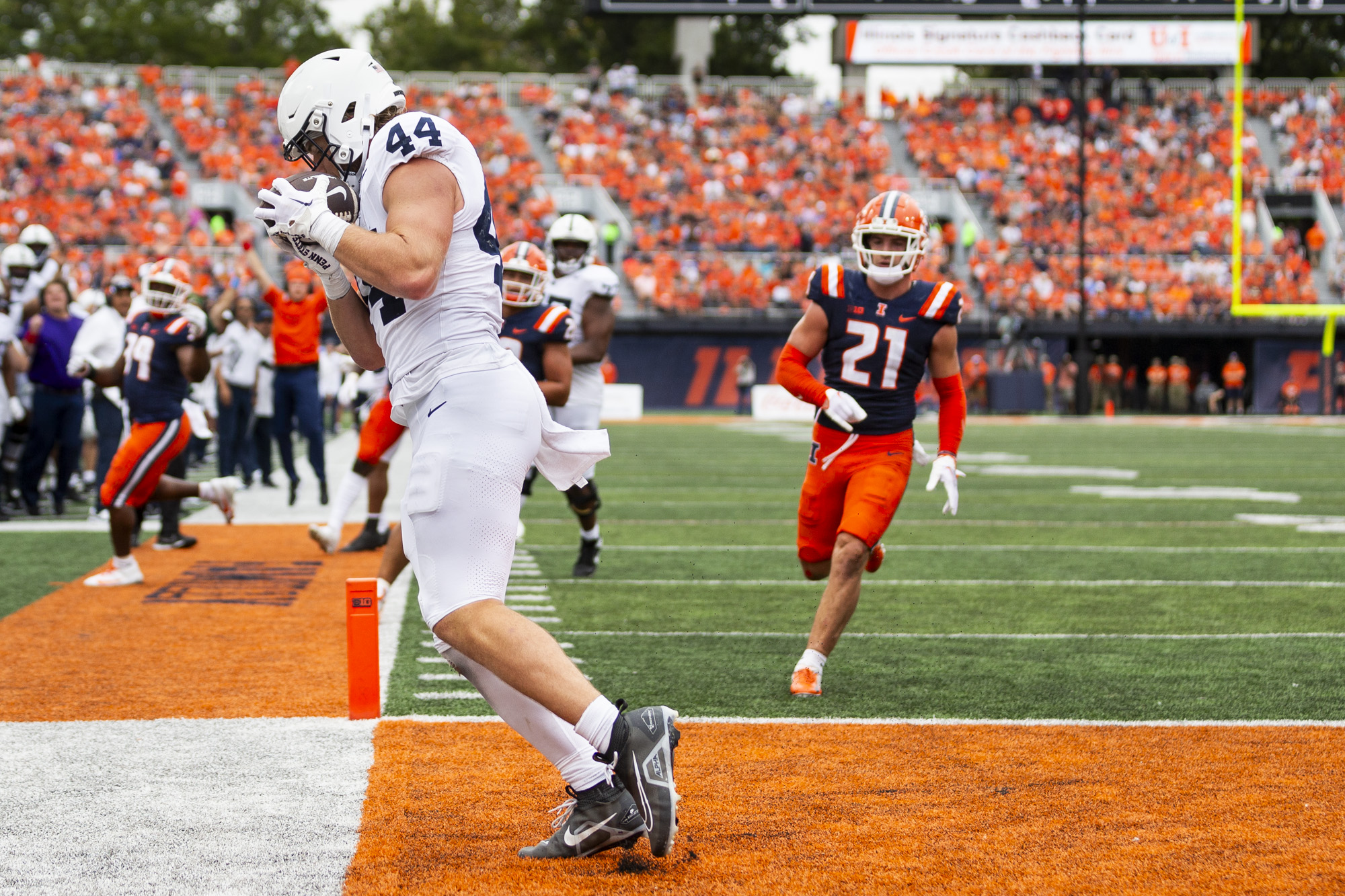 No. 7 Penn State defense gets five takeaways and pulls away from Illinois  in 30-13 victory