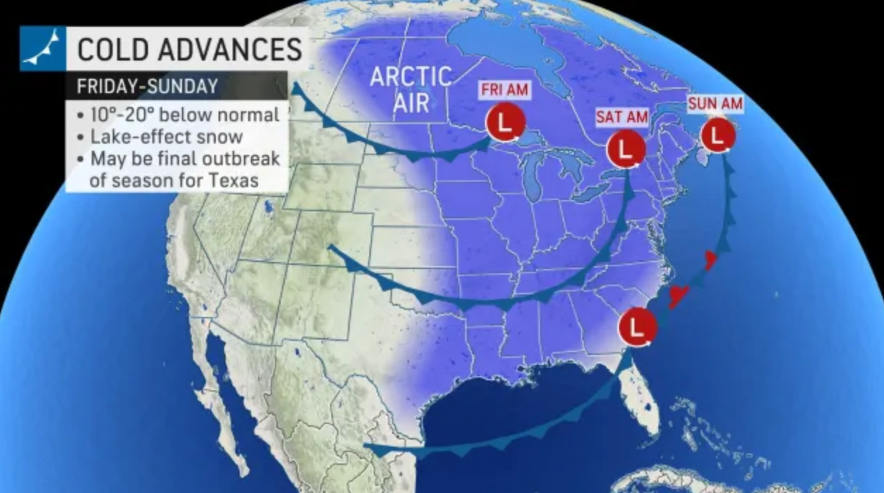 Two forecasts emerge for Super Bowl 55. One is colder and wetter.