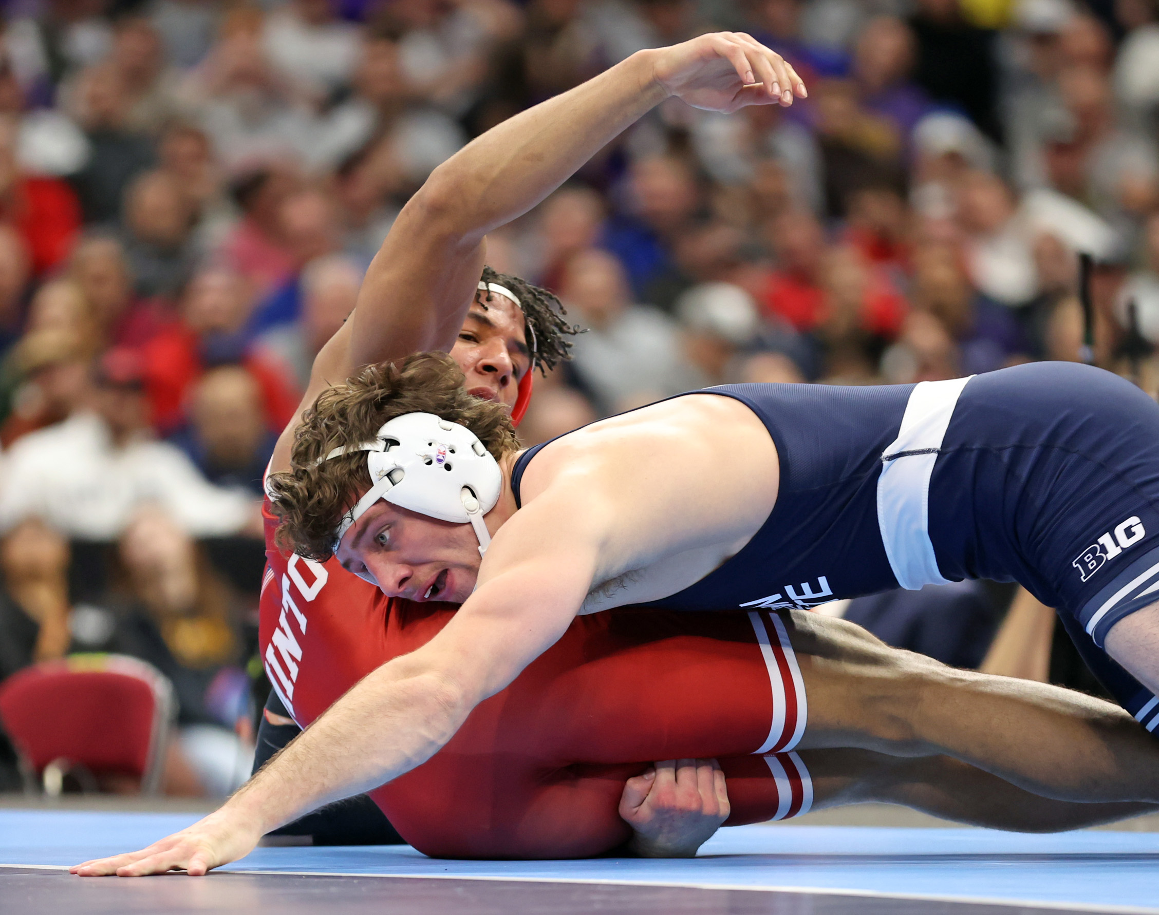 Championship round of the 2026 NCAA Wrestling Championships , March 21 ...