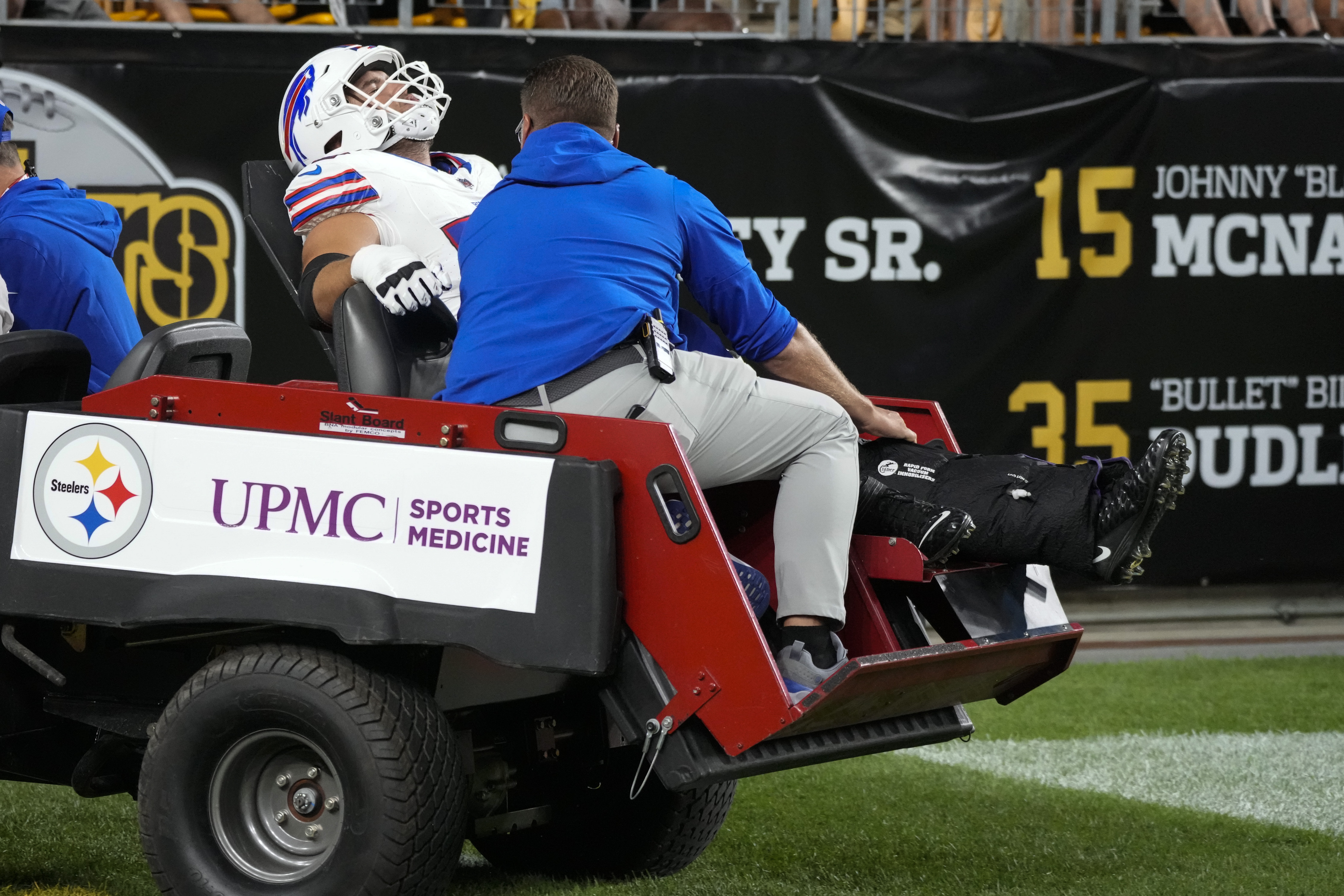 Bills' offensive tackle depth thinned further with Tommy Doyle sustaining  season-ending injury