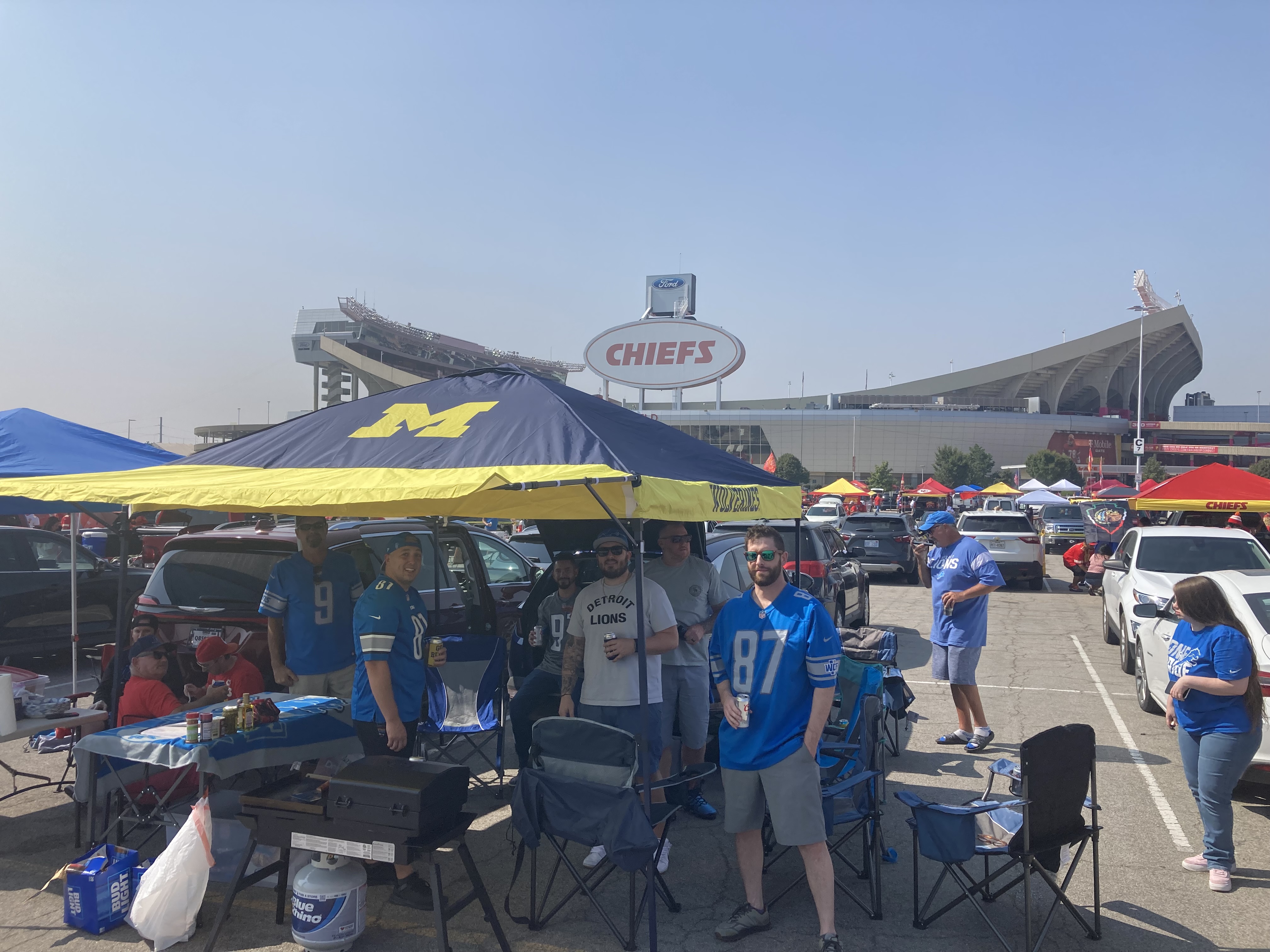 Logo Brands Detroit Lions Quad Chair