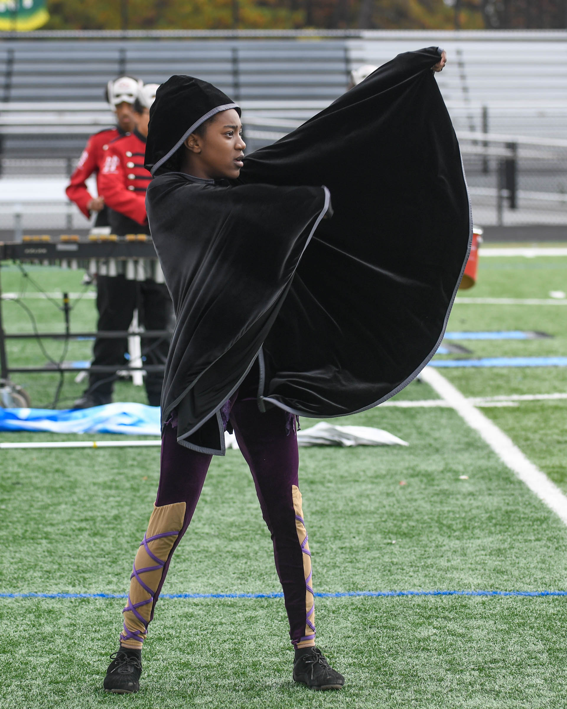 Marching Band Hoboken High School Performs "Thor's Hammer" on 10/29