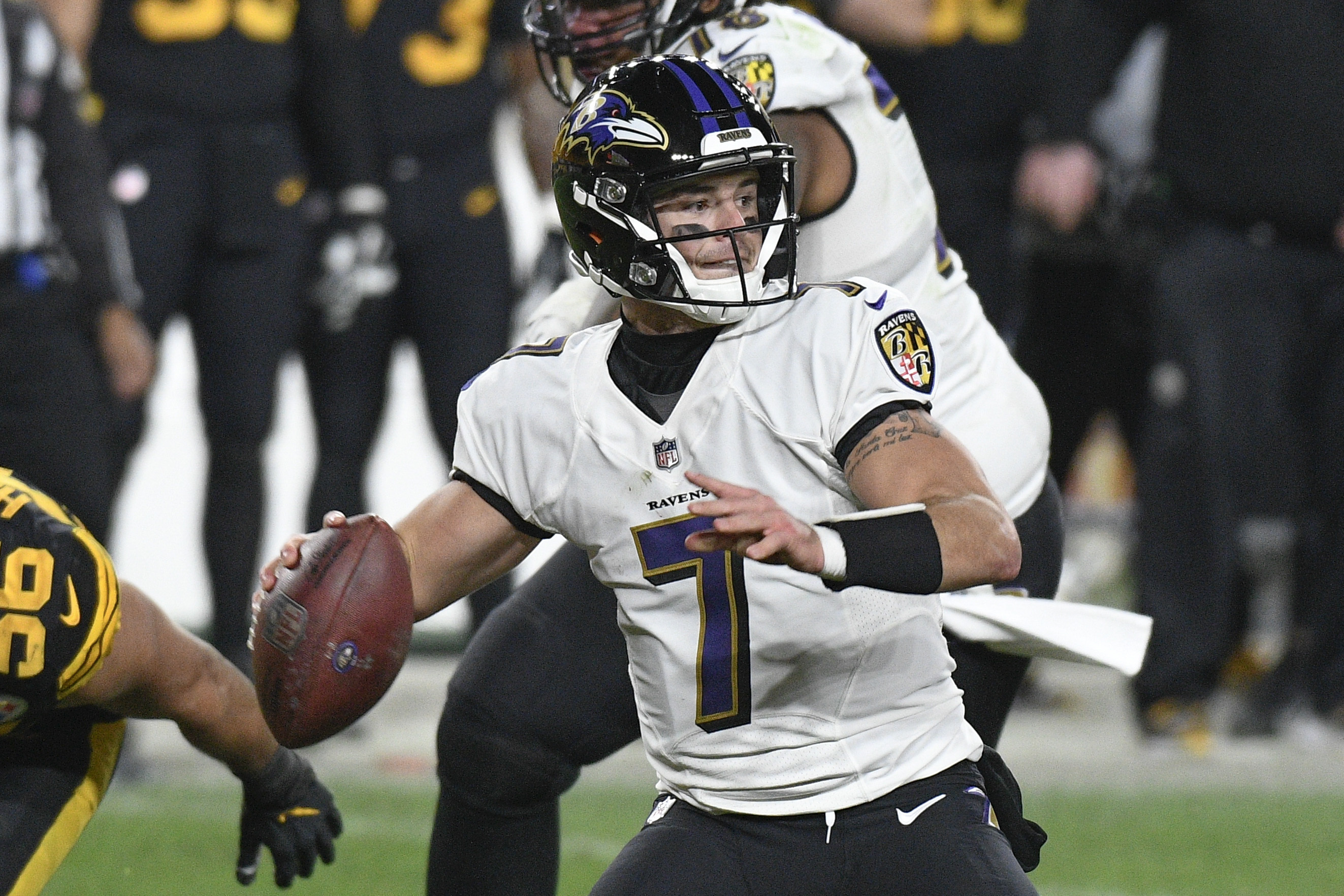 Ravens work QB Trace McSorley as a returner during offseason practices