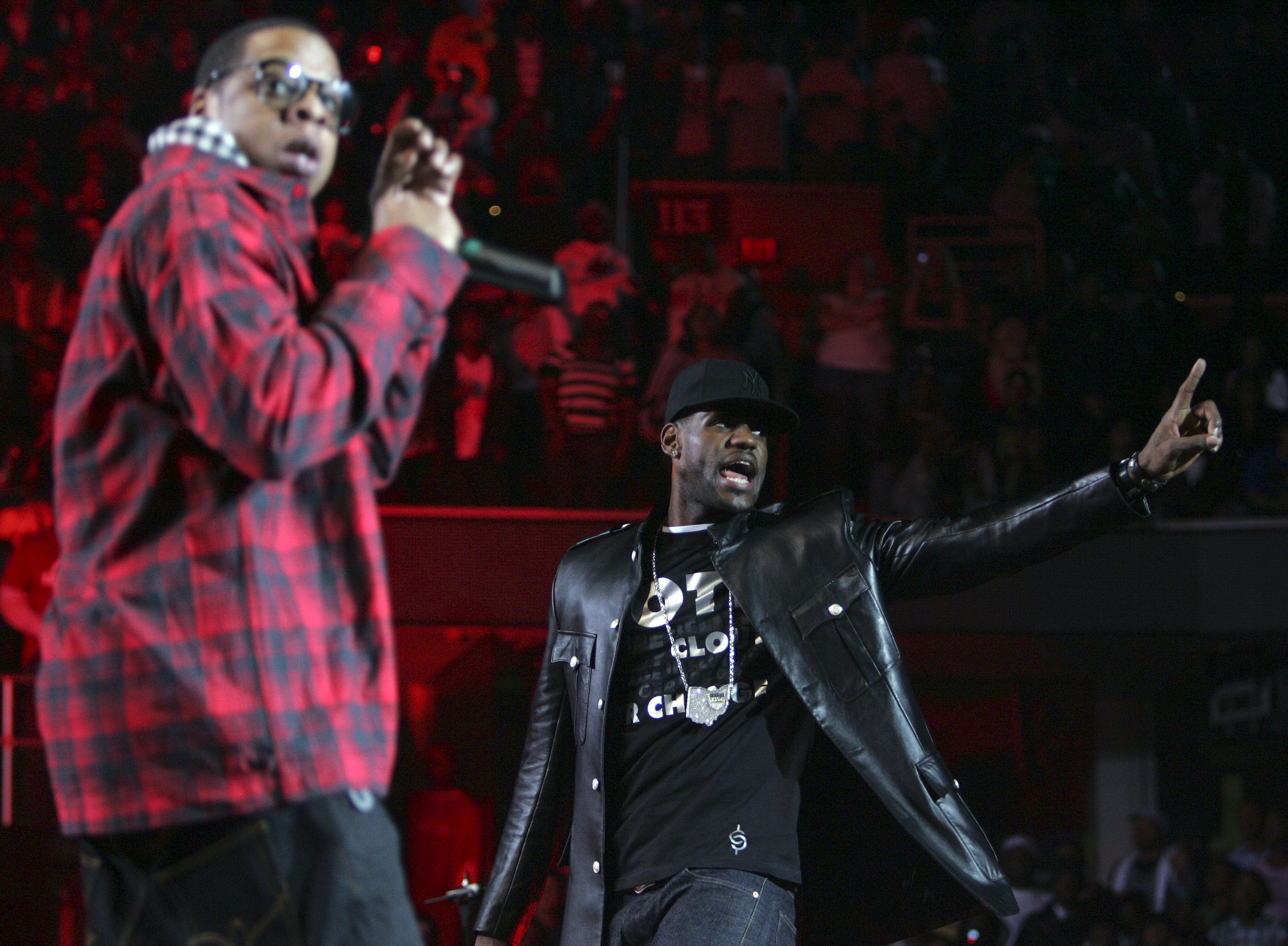 LeBron James takes the stage with Jay-Z for the 
