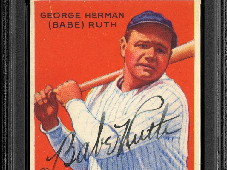 Gehrig Jersey ($1.44 Million), Ruth Bat, High-End Cards Drive Hunt