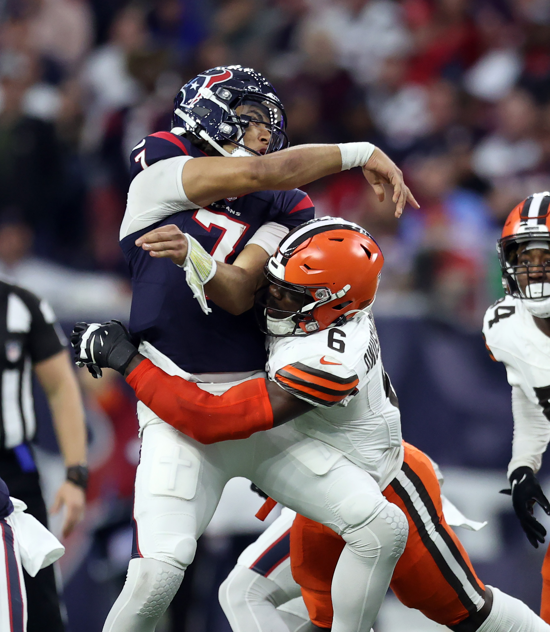 Houston Texans Quarterback C.J. Stroud Vs. The Cleveland Browns ...