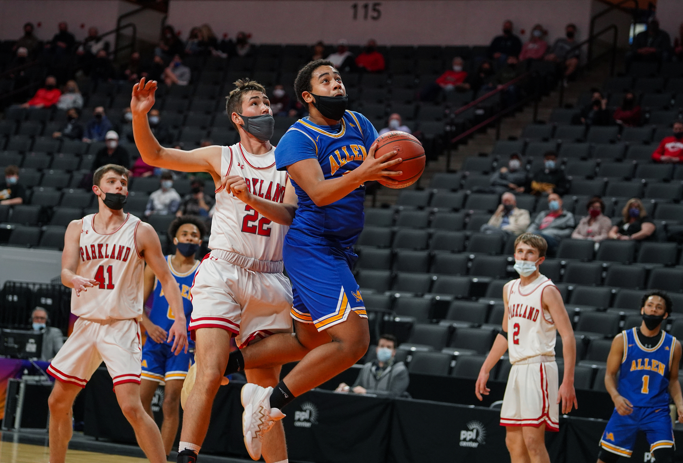Parkland boys basketball plays Allen in 2021 District 11 Class 6A final ...