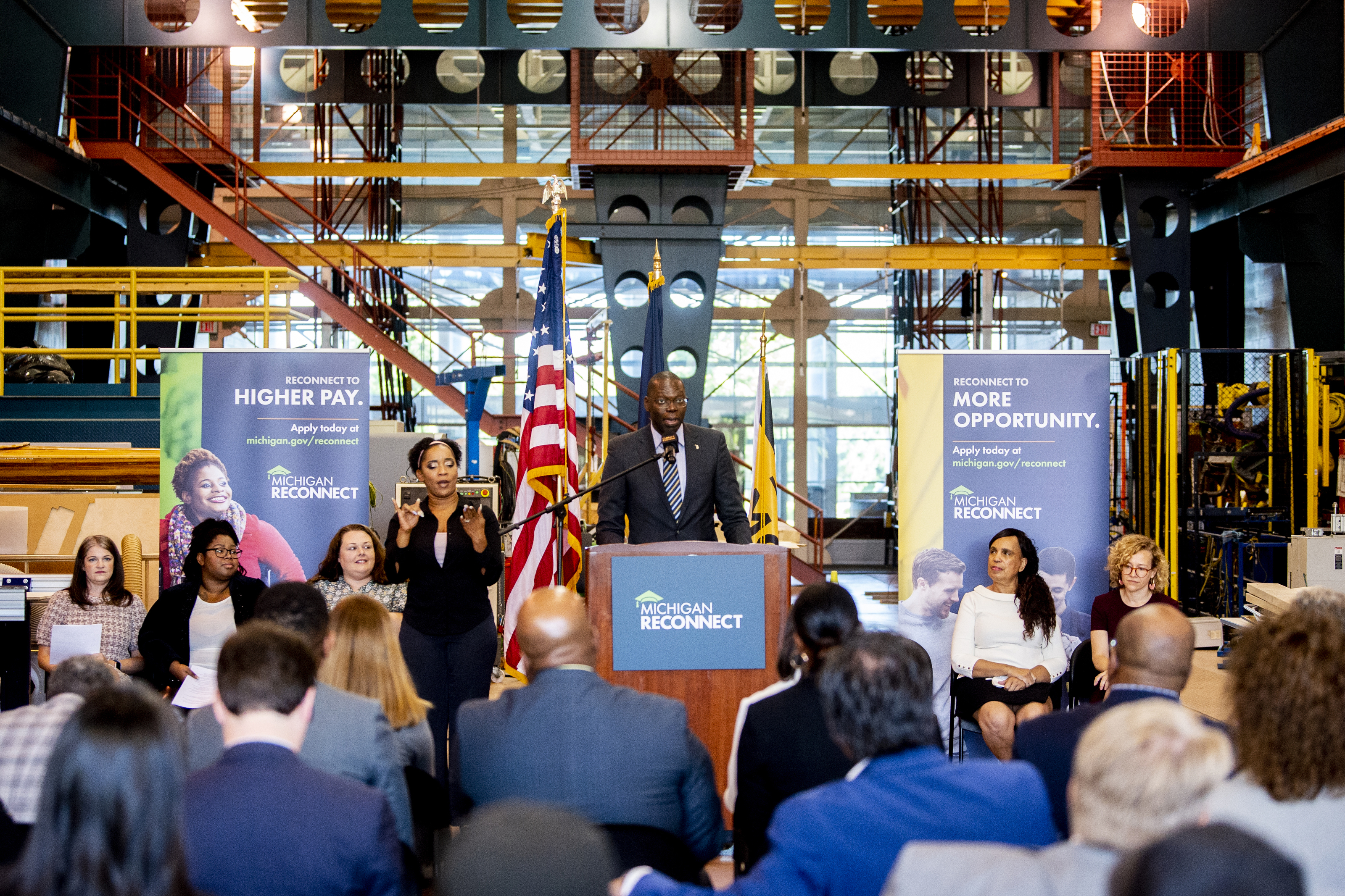 Lt. Gov. Gilchrist highlights Michigan Reconnect program at Mott ...