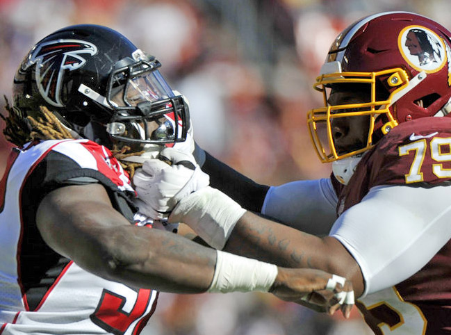 NFL: Atlanta Falcons vs Washington Redskins, Landover, MD, …