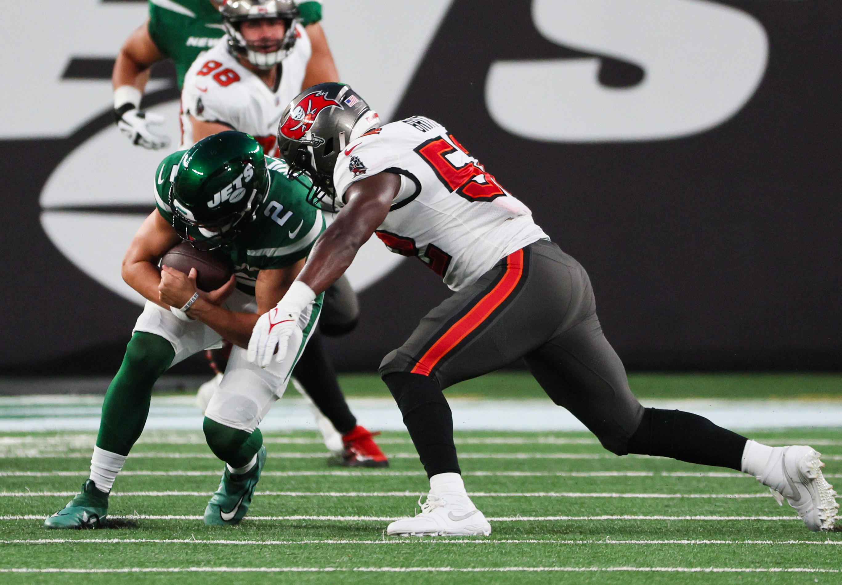 Photo: New York Jets vs Tampa Bay Buccaneers NFL Preseason - NYP20230819150  