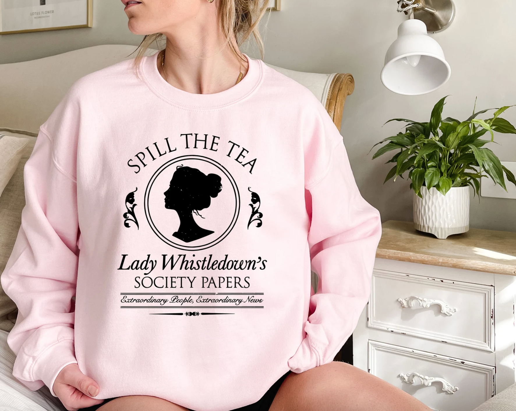 Lady whistledown online sweatshirt