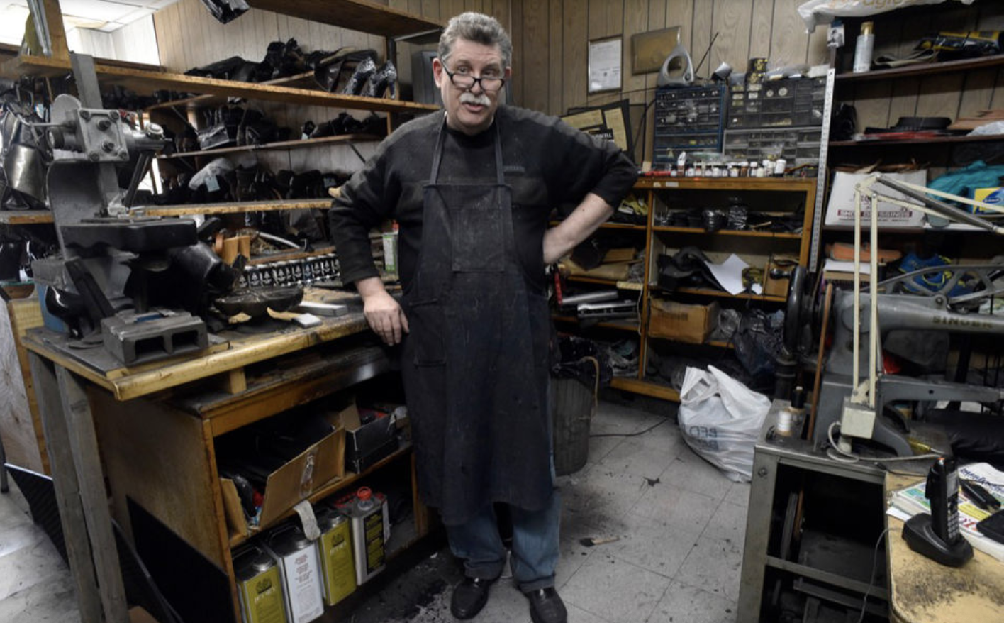 You'd have to be crazy to do this,' says NYC cobbler, a Ukraine native, of  Russian invasion 