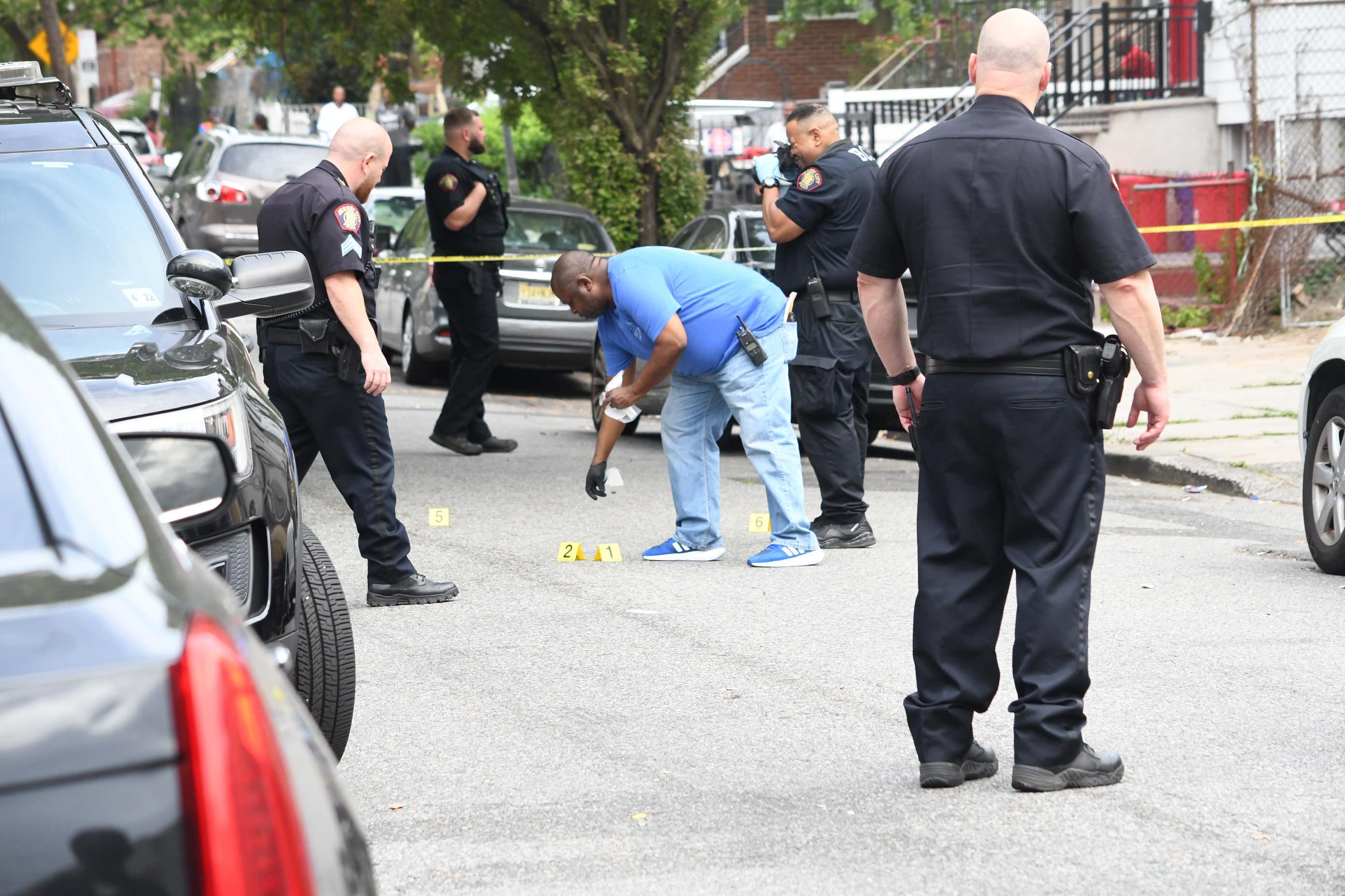 Shooting incident on Gardner Avenue, Jersey City, June 21, 2022