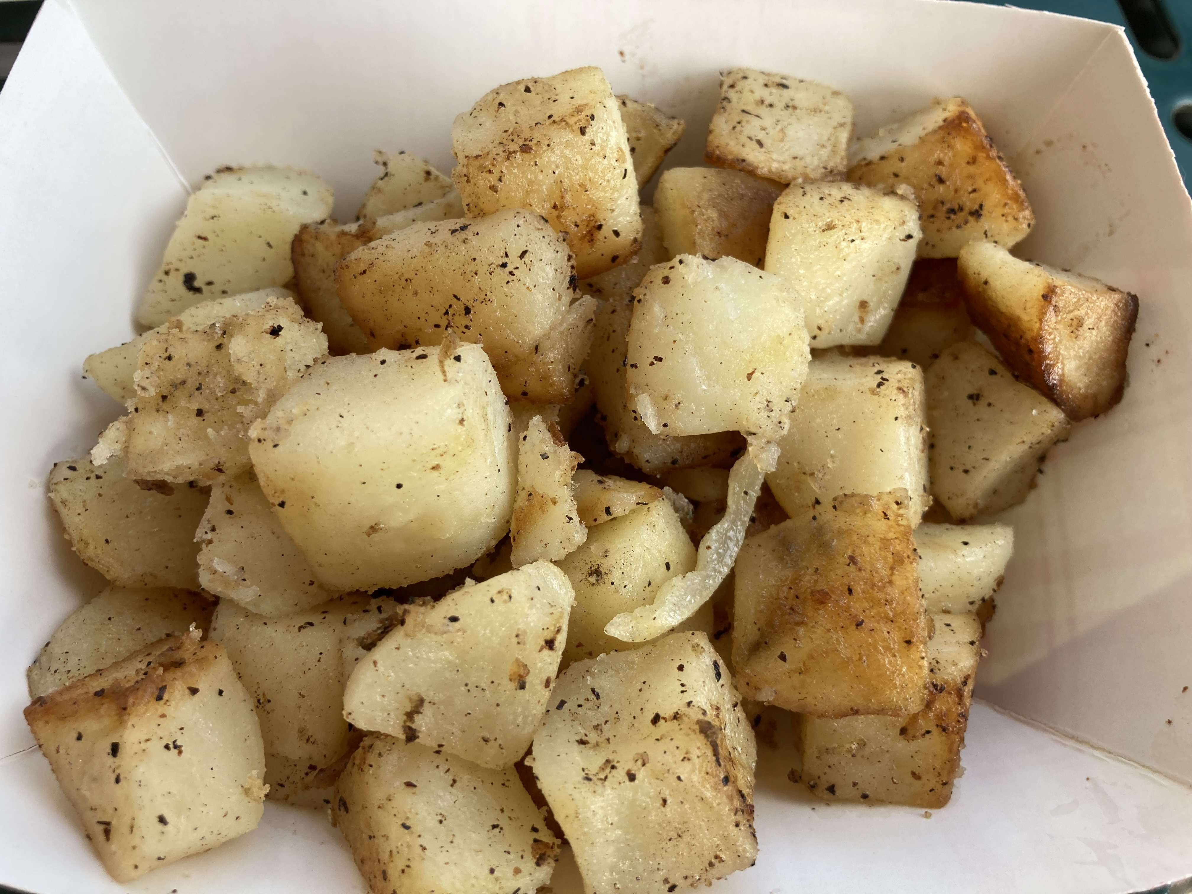 Home fries at JJ's at the New York State Fair.