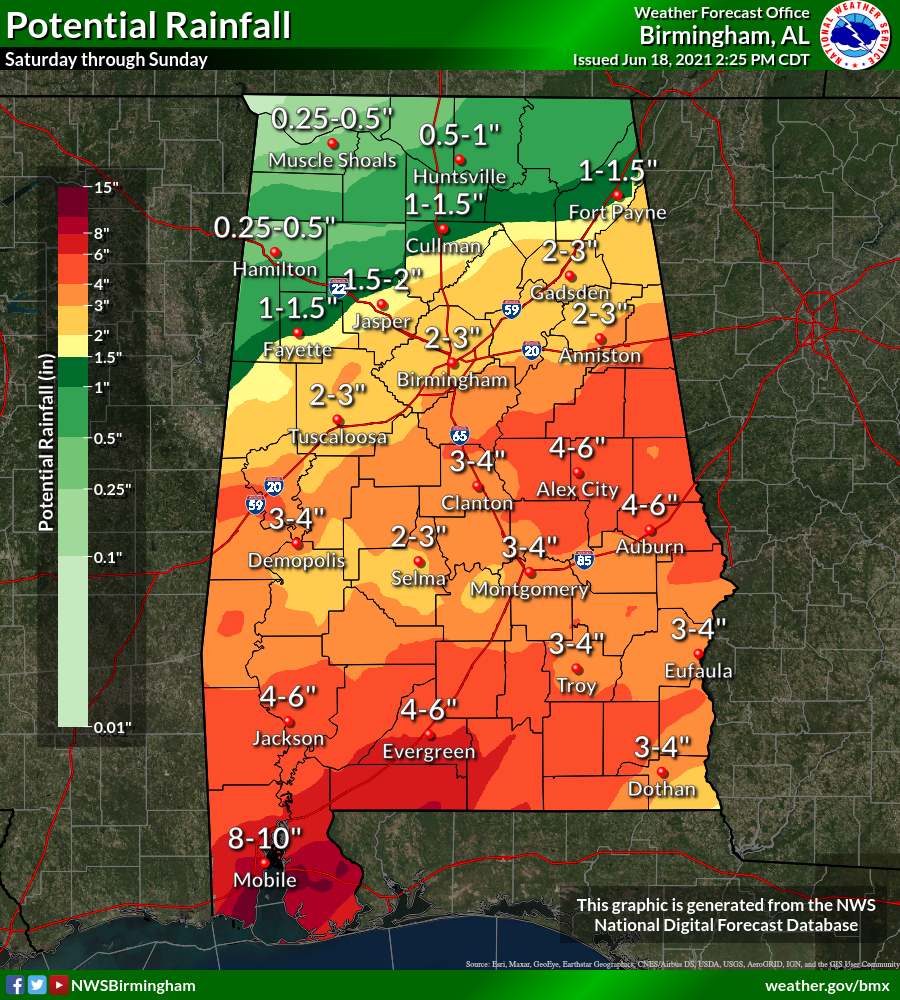 Storm heads for Gulf Coast