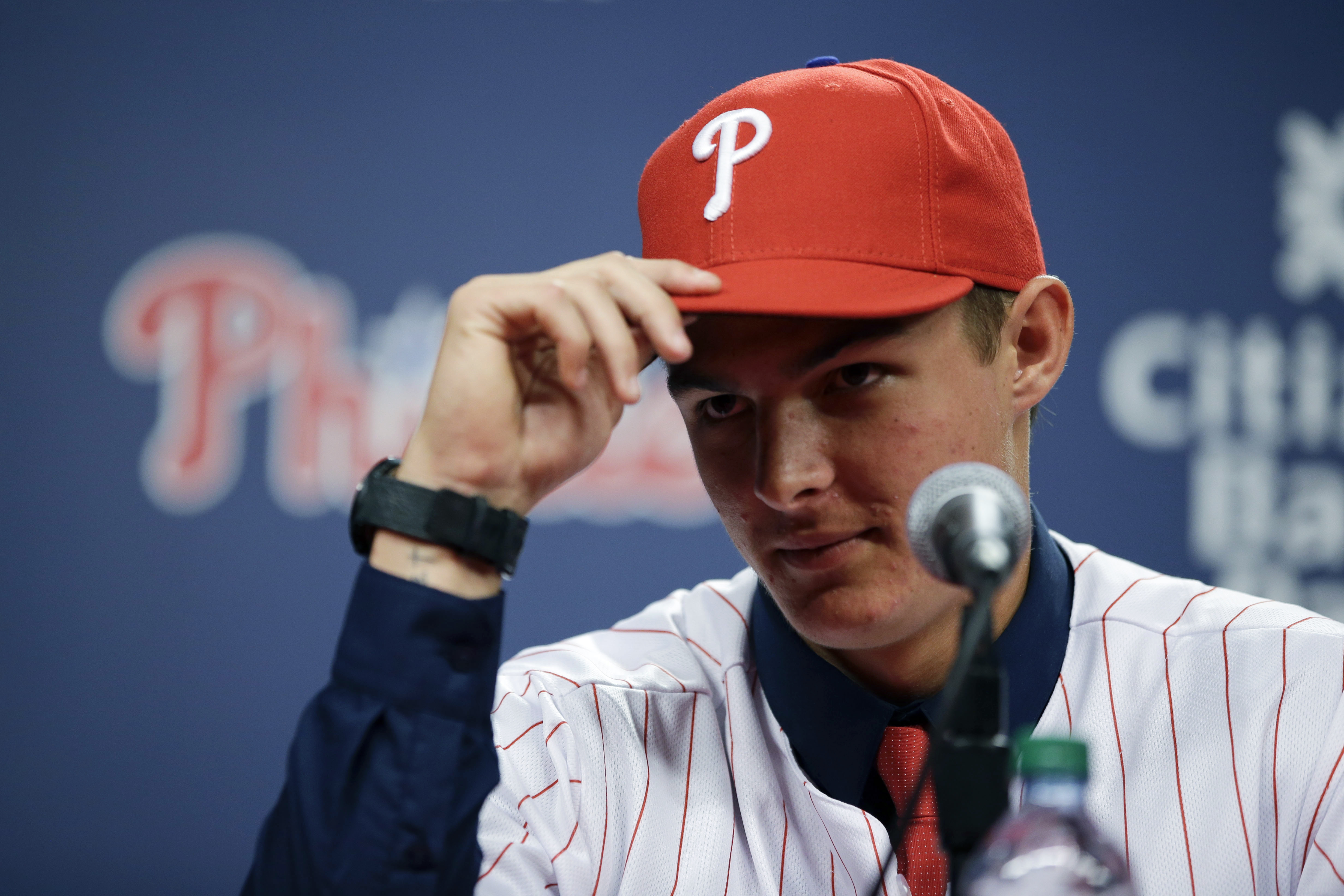 PHILLIES GO FOR A BAT, MICKEY MONIAK, AS TOP PICK IN MLB DRAFT