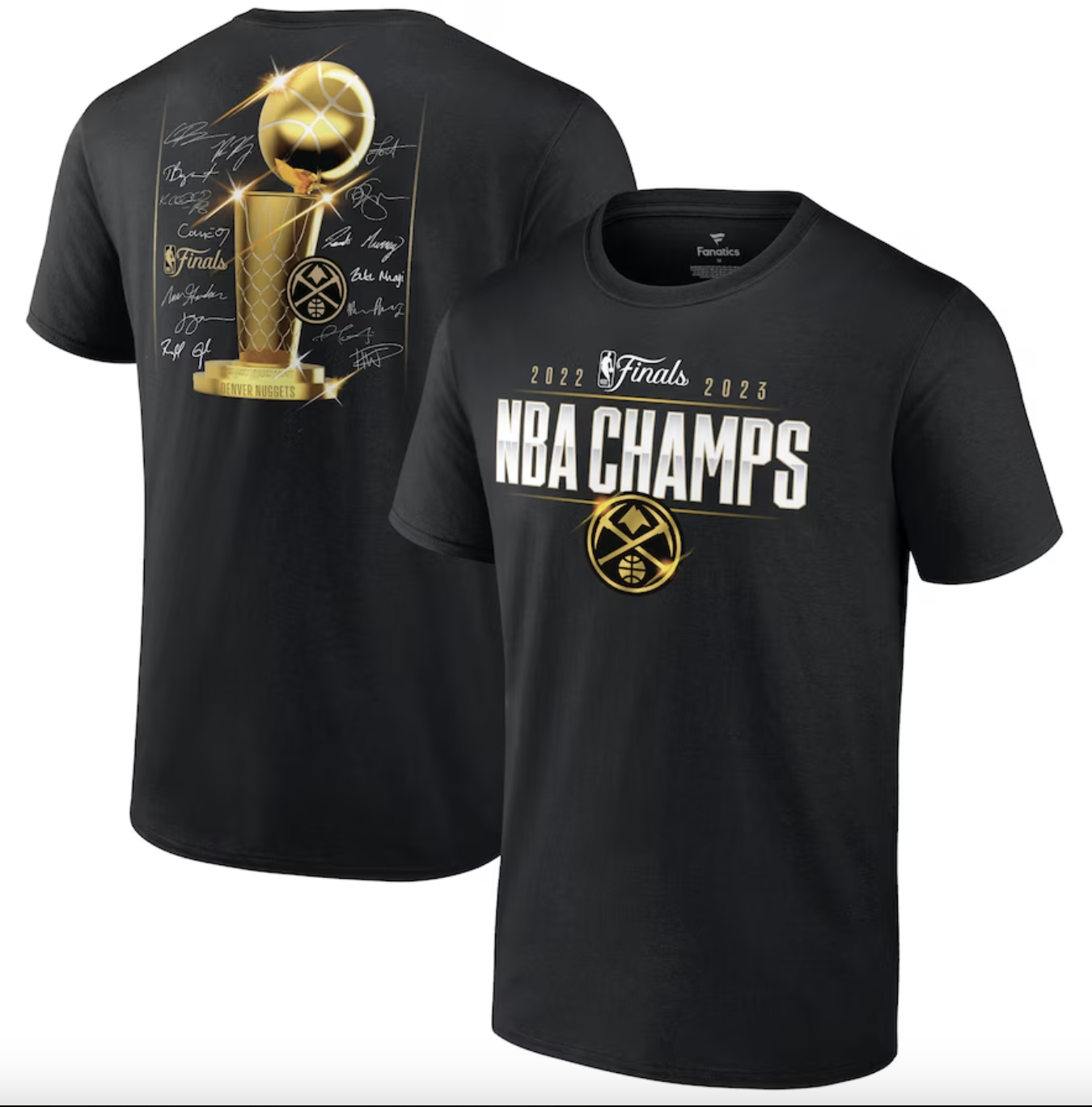 Denver Nuggets 2023 NBA Finals Champions Bring It In Black Design