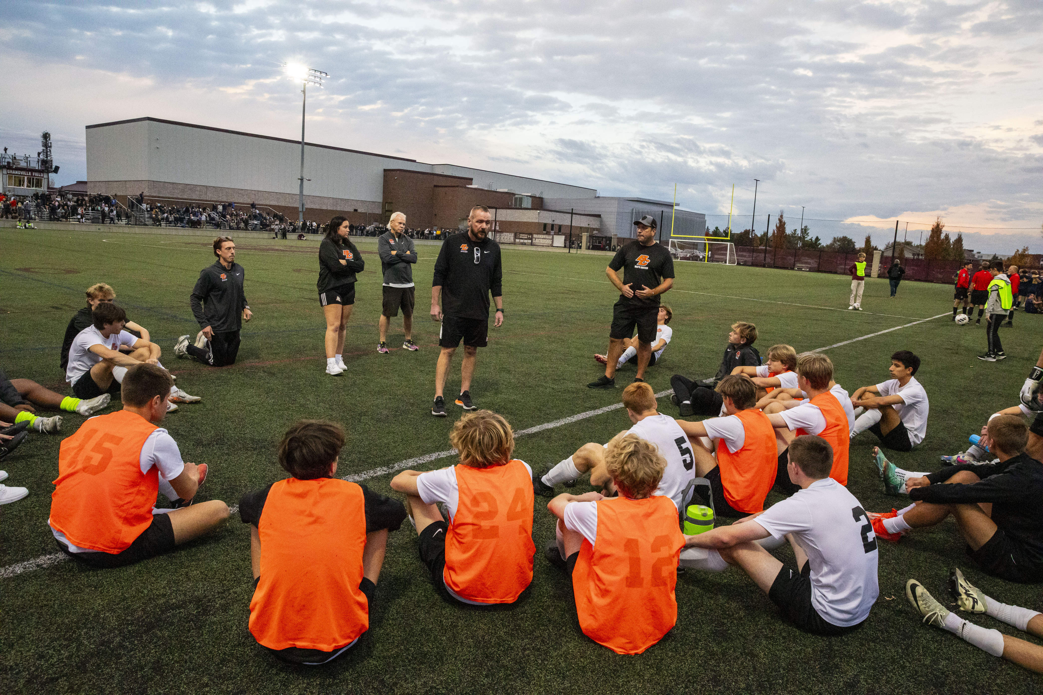 Grand Haven and Byron Center go head-to-head in Division 1 boys soccer ...