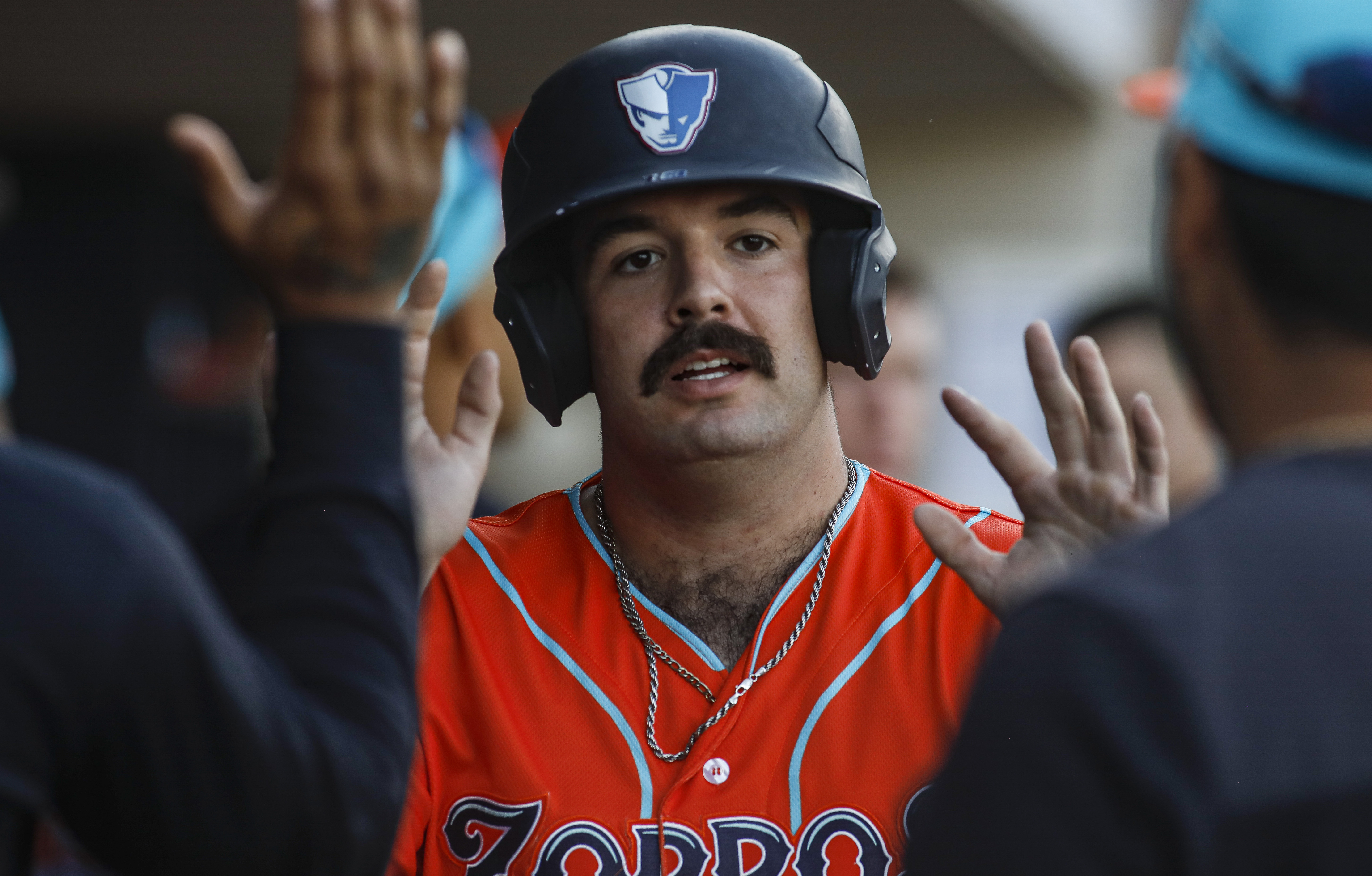 Austin Wells talks iconic mustache, success at the plate, and