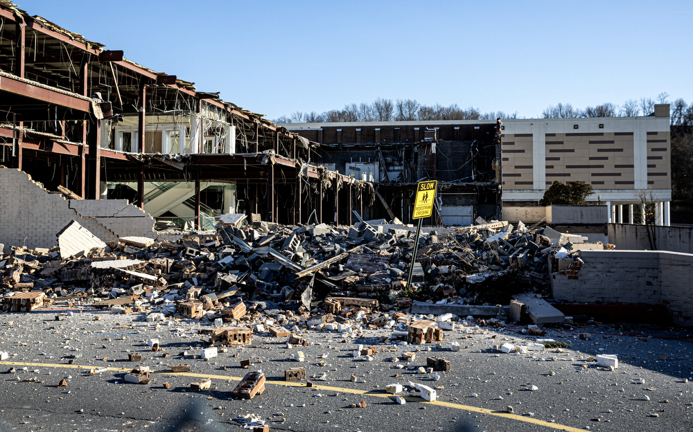 Demolition begins at Harrisburg Mall