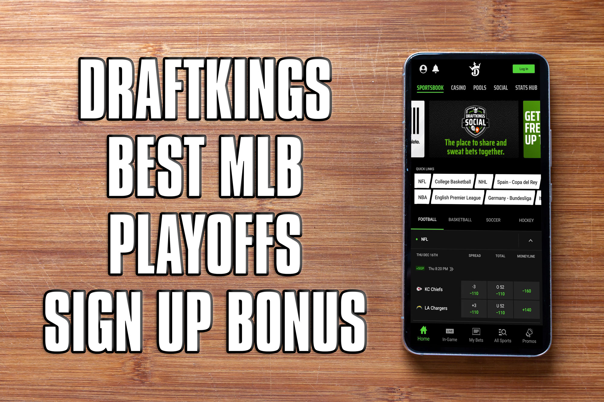 DraftKings Kentucky MNF promos: $350 in bonus bets, 50% SGP odds