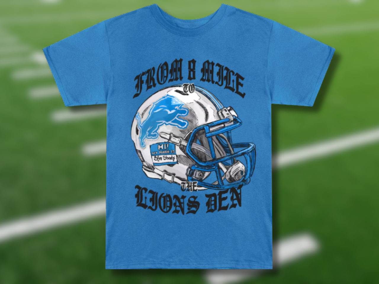 Eminem Detroit Lions gear: Limited edition T-shirt released 
