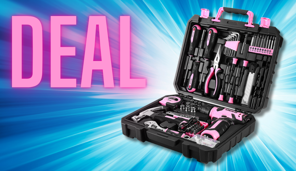 Amazon has this 126-piece cordless drill & tool kit on sale for
