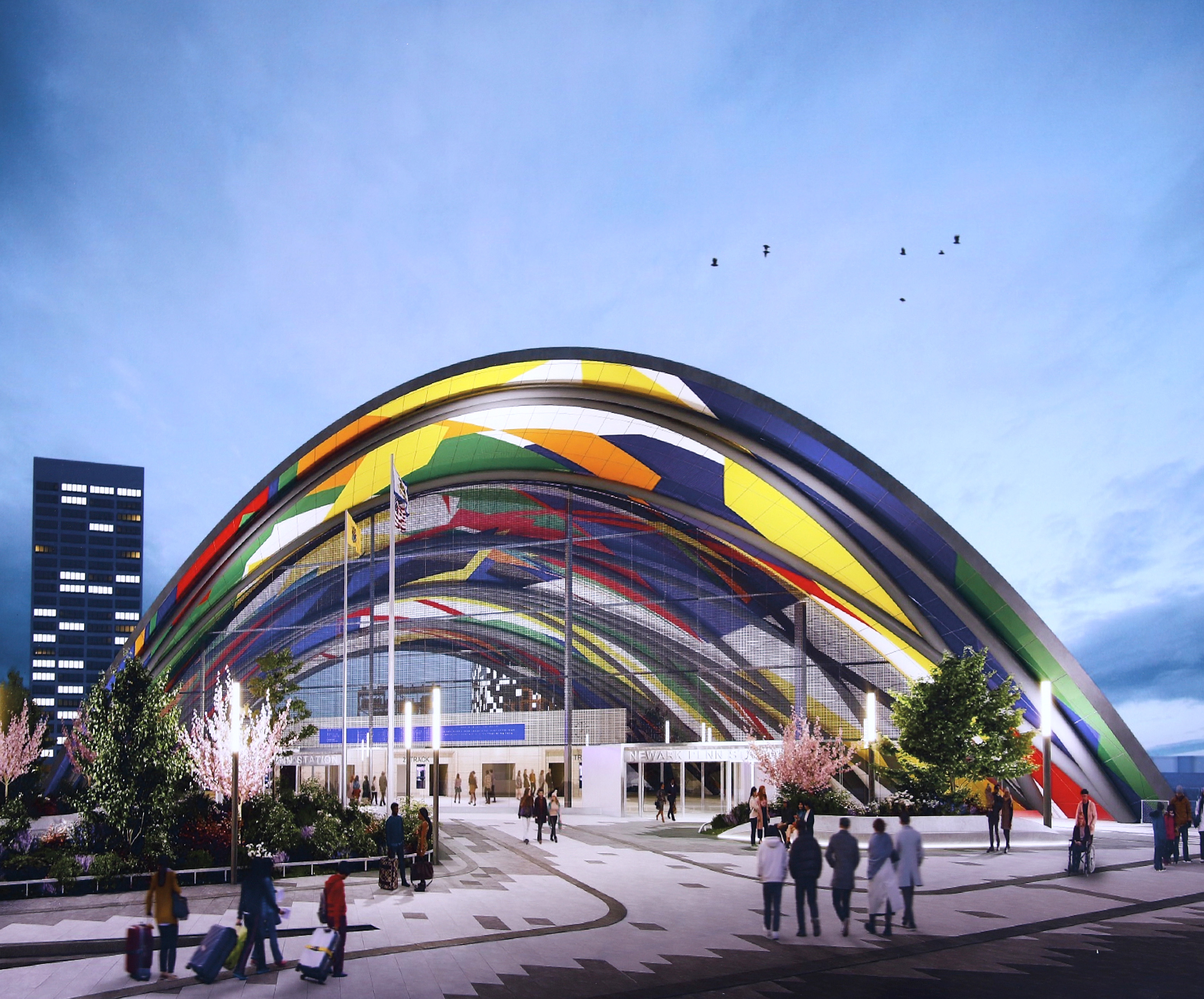 Mulberry Commons Pedestrian Bridge Groundbreaking in Newark