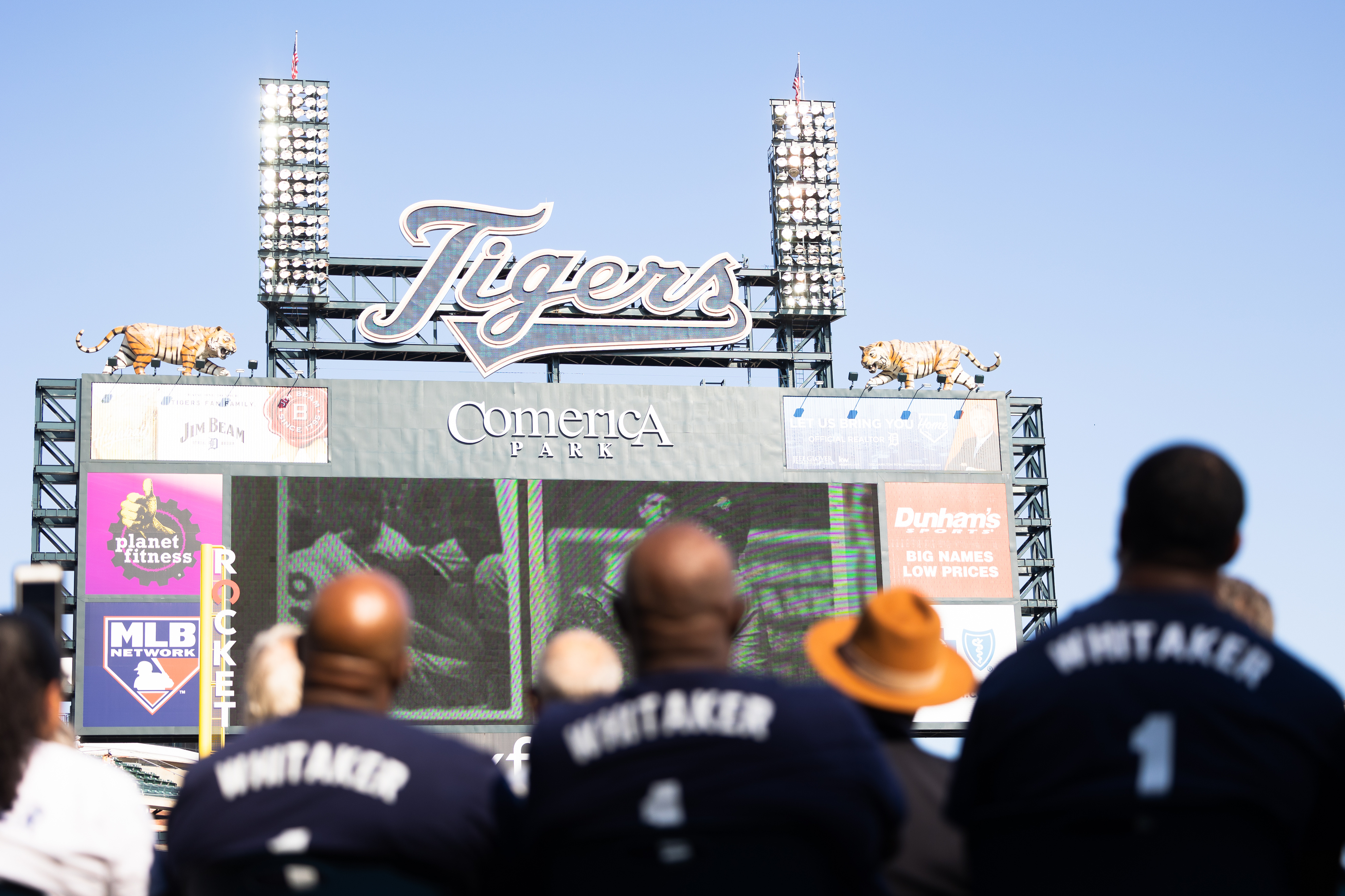 Lou Whitaker Jersey Retirement Celebration at Comerica Park