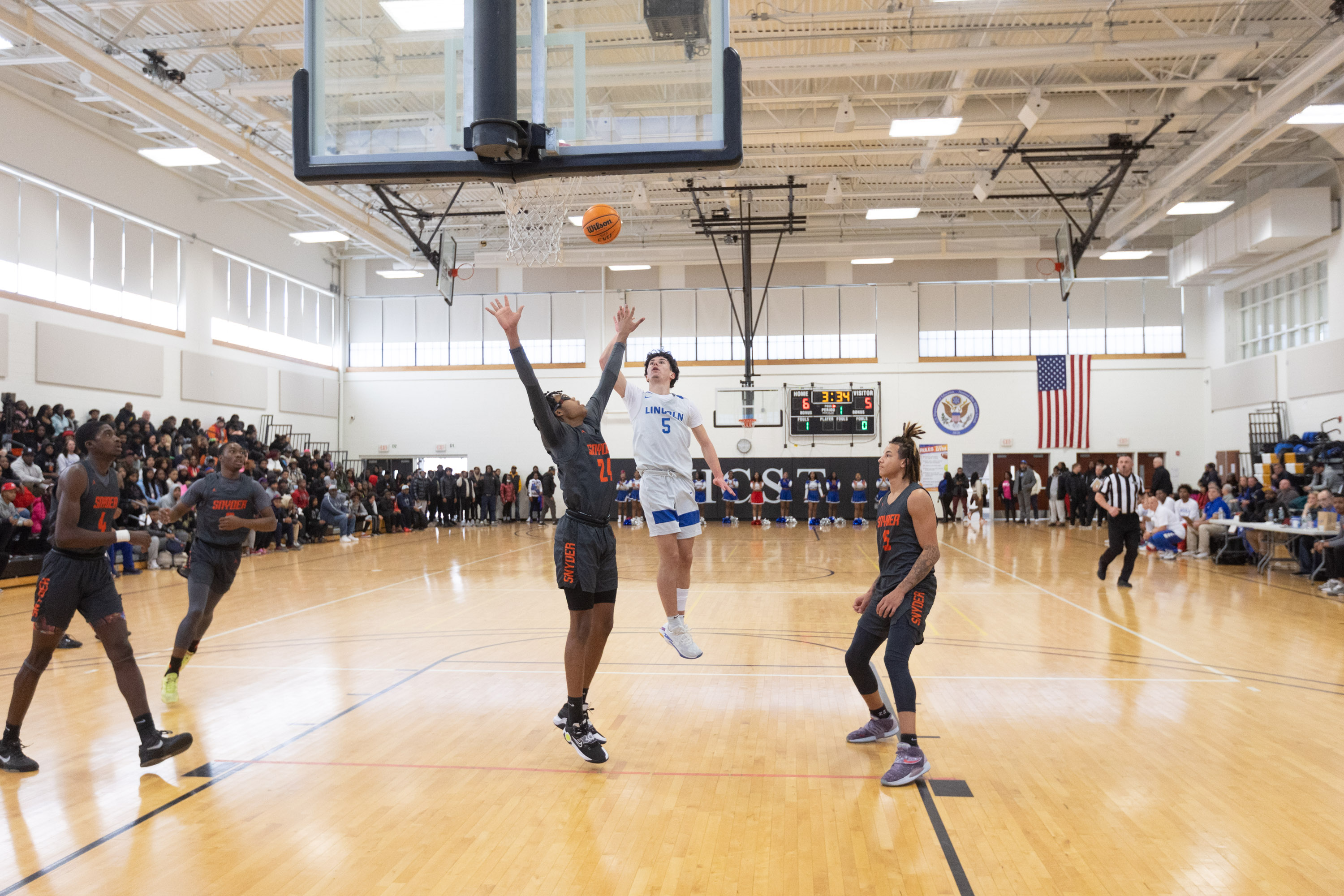 Lincoln vs. Snyder boys basketball, January 16, 2023