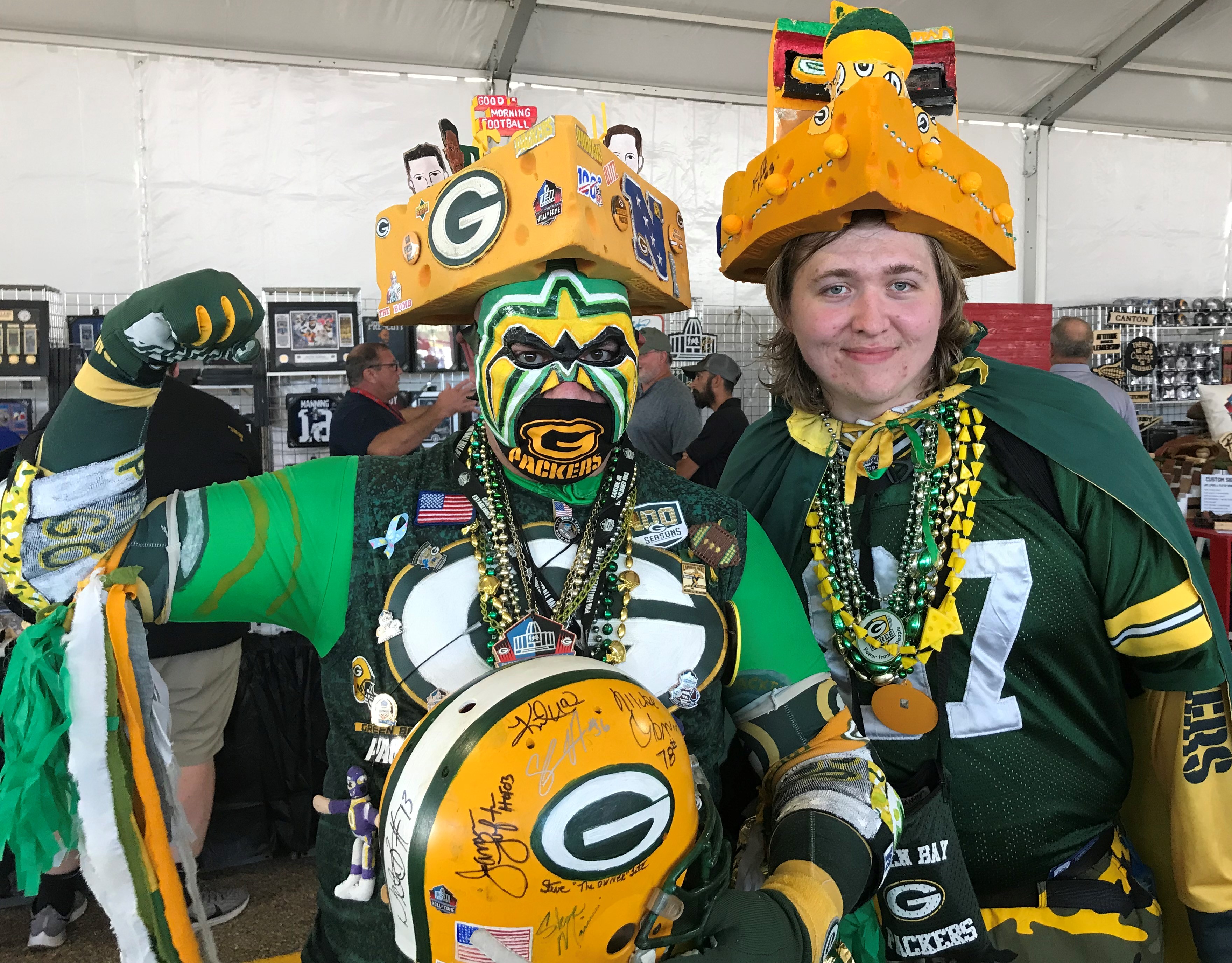 Green Bay Packers Oversized Superfan Chain Necklace