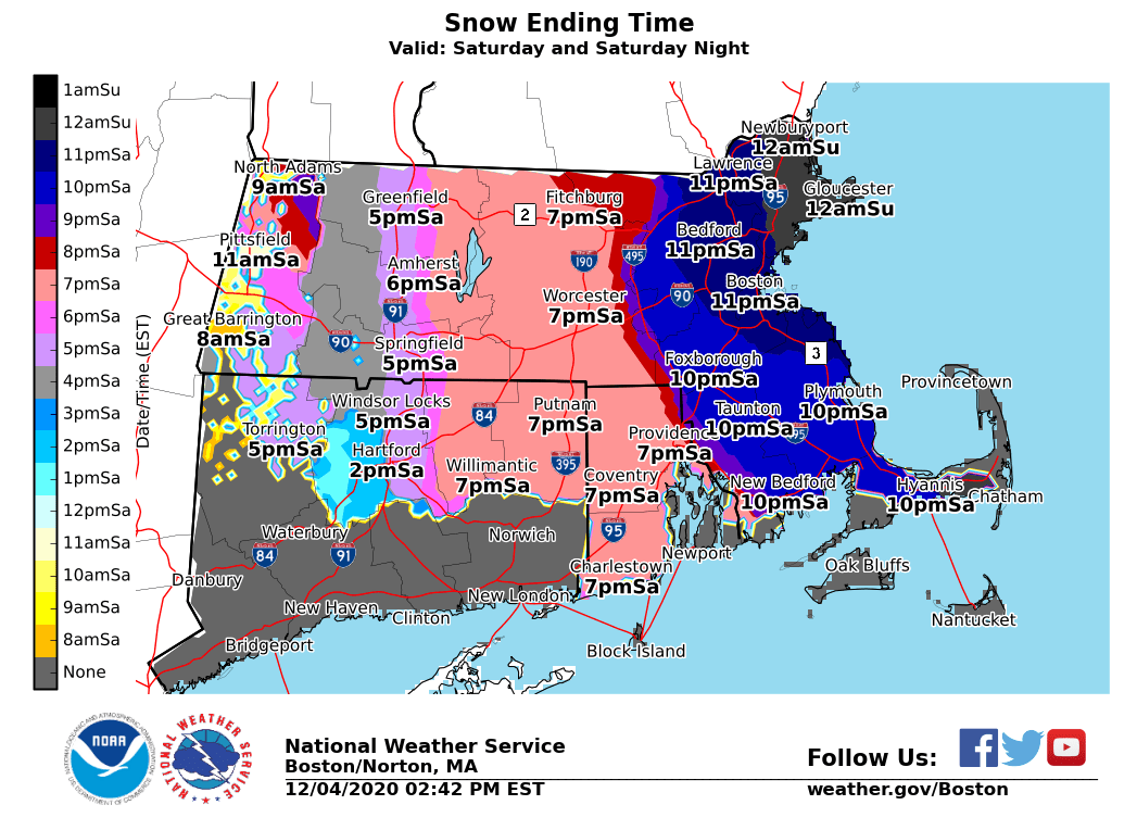 Parts of Massachusetts can expect to see up to 12 inches of snow, high ...