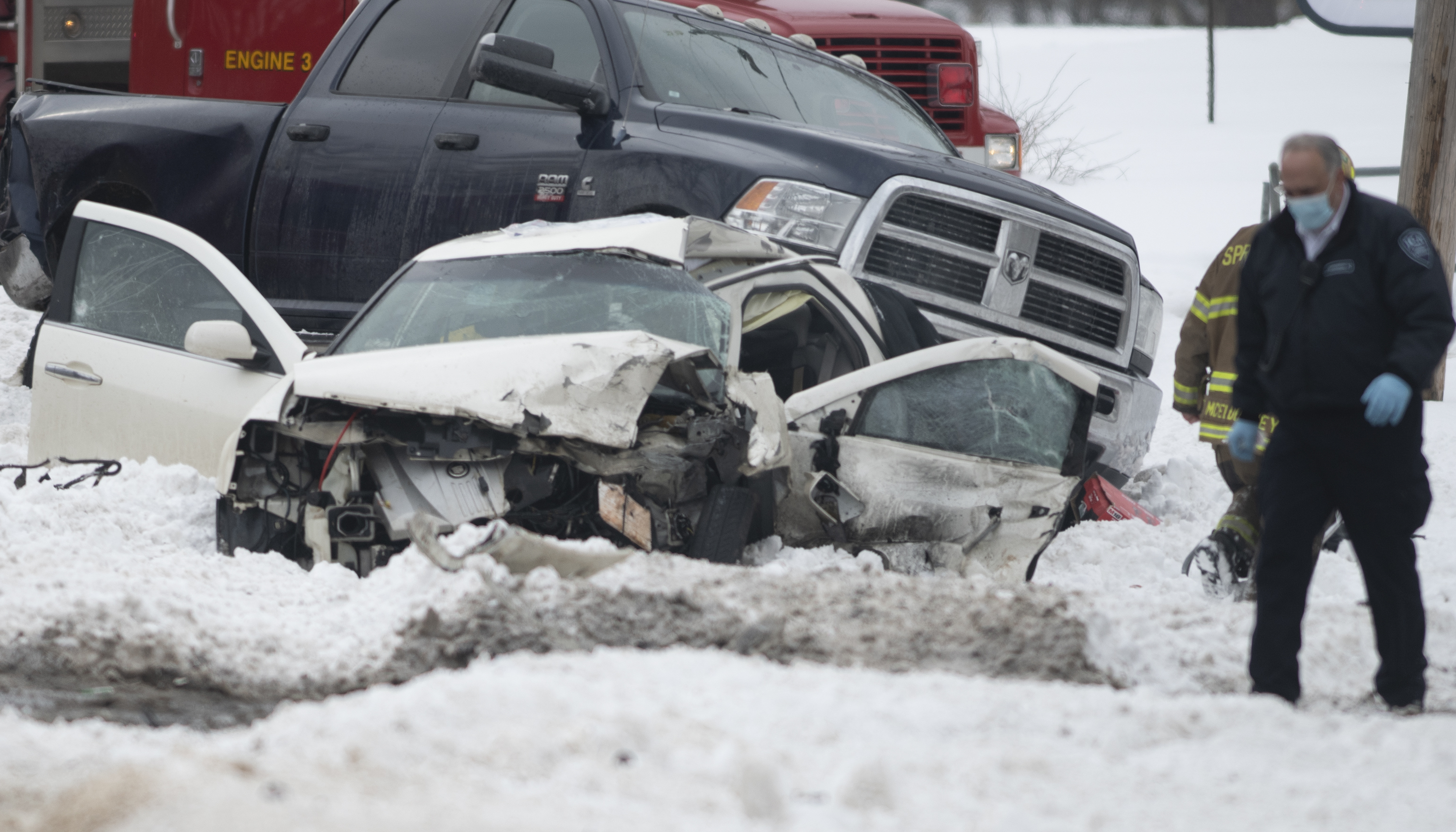 5 injured in 7-car crash on State Route 12 near Jackson Slough Rd