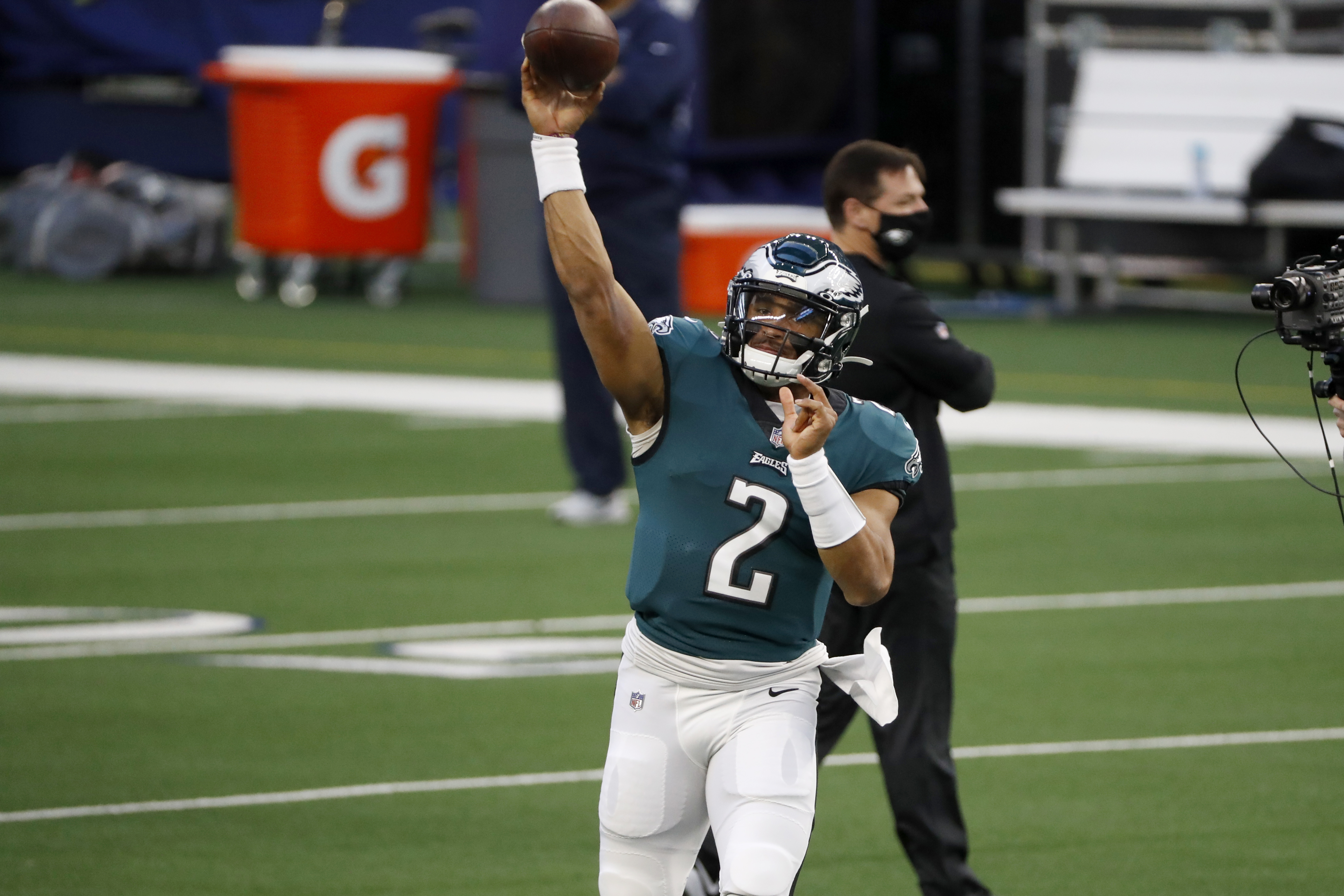 Eagles' Jalen Hurts doesn't change, and he's changing lives